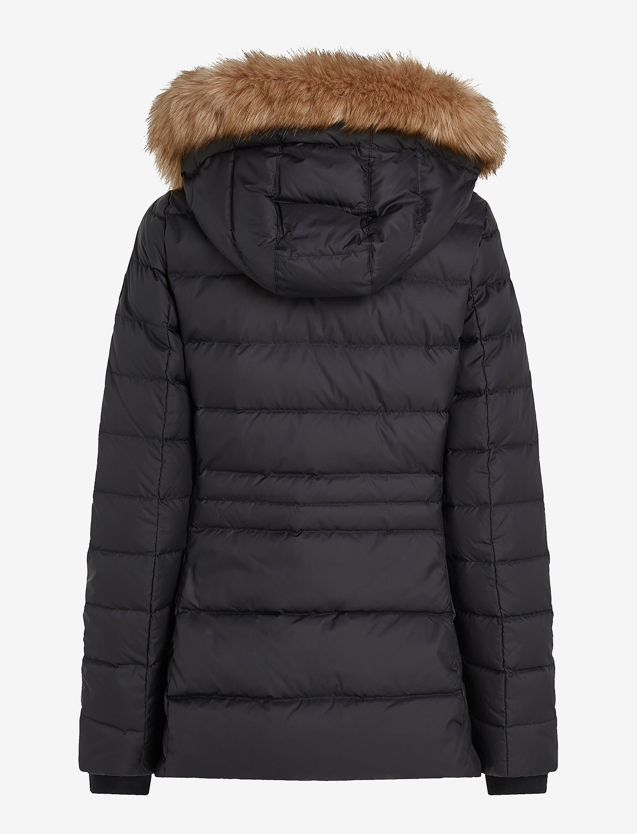 Tommy Hilfiger - TYRA DOWN JACKET WITH FUR - sulejoped ja voodriga joped - black - 2
