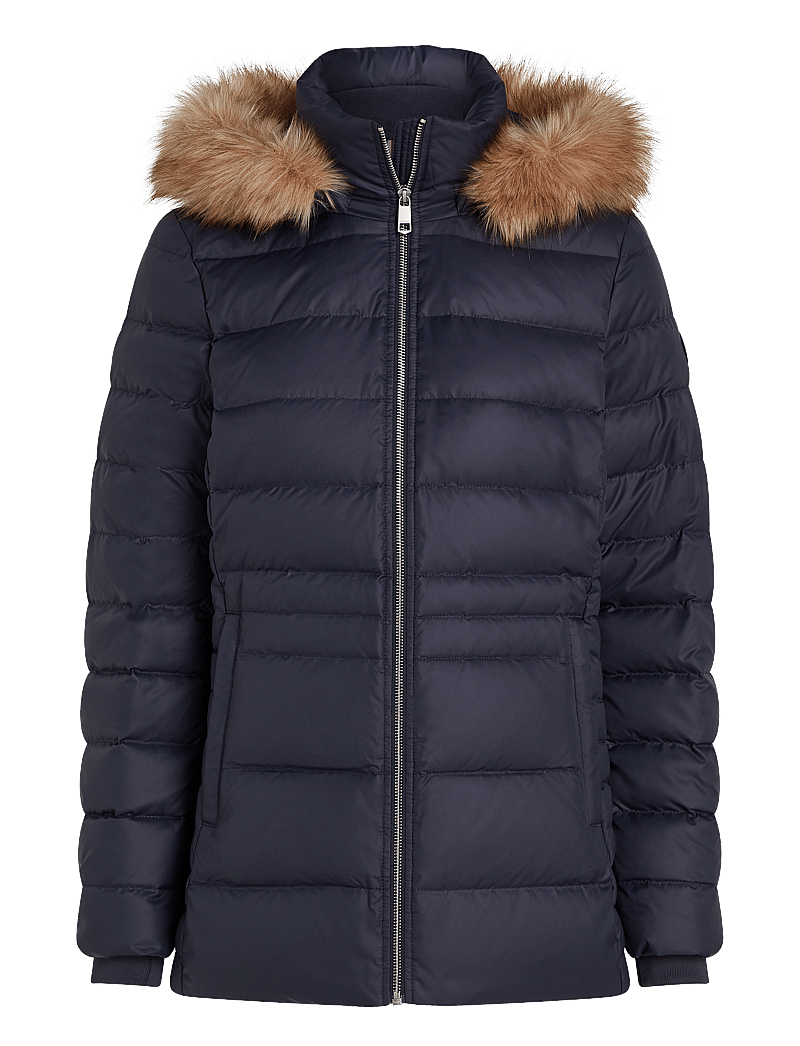 Tommy Hilfiger - TYRA DOWN JACKET WITH FUR - desert sky - 0