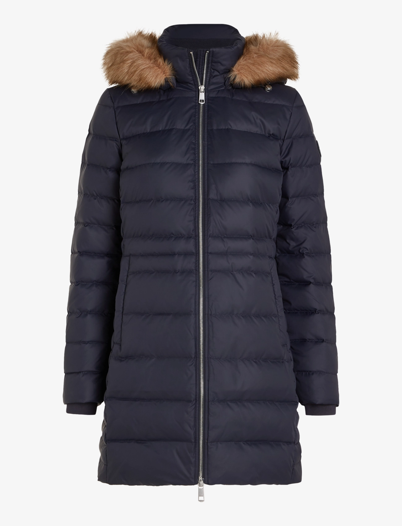 Tyra Down Coat With Fur
