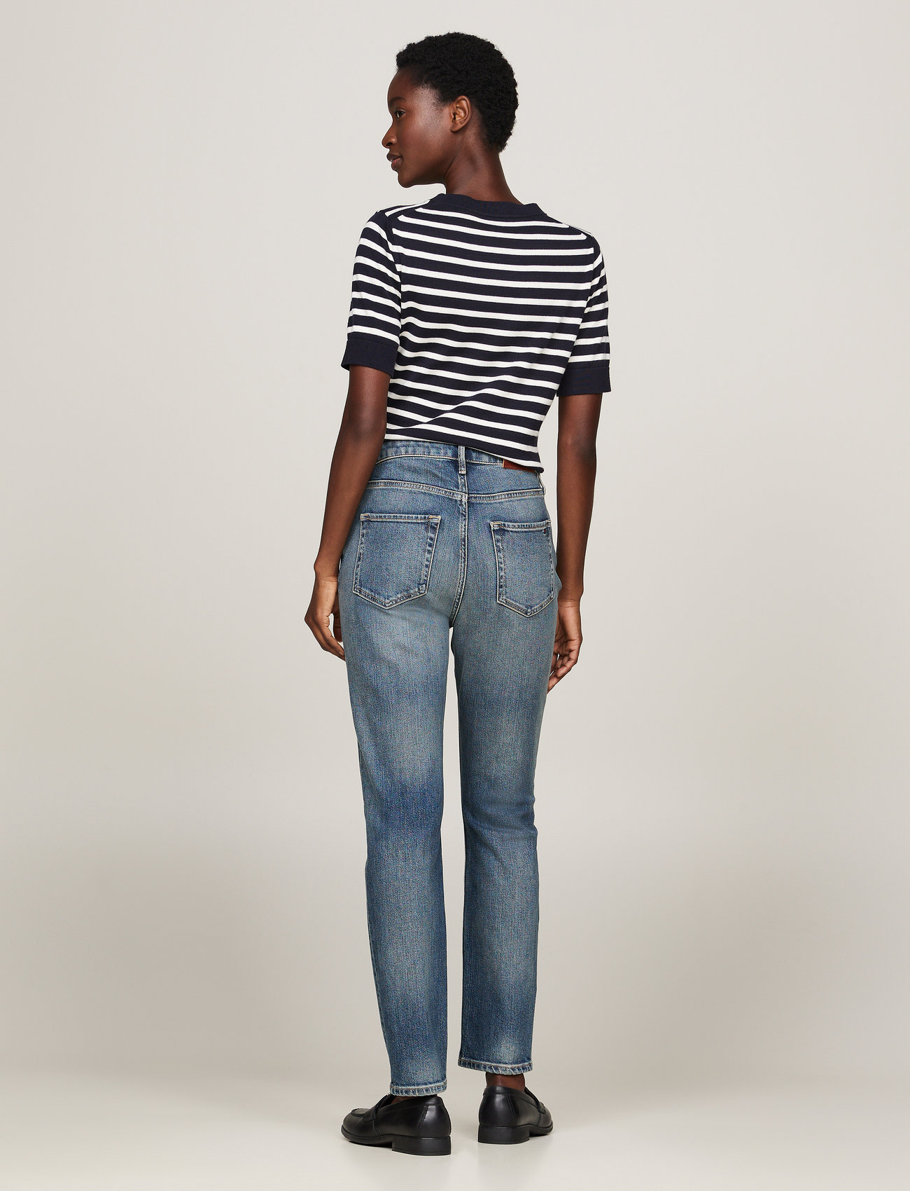 Tommy Hilfiger - SLIM CIGARETTE HW A PAT - slim jeans - pat - 3