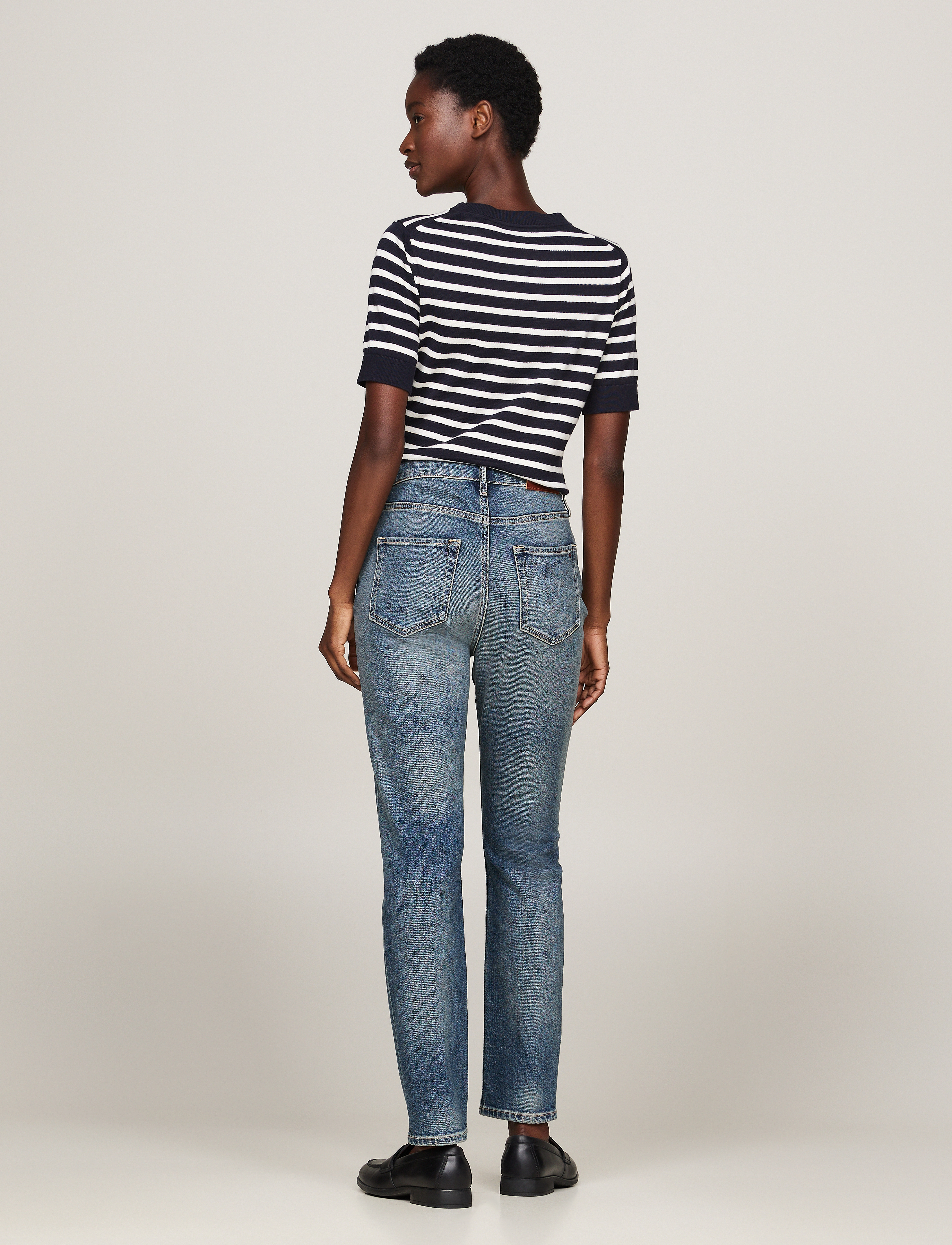 Tommy Hilfiger - SLIM CIGARETTE HW A PAT - pat - 3