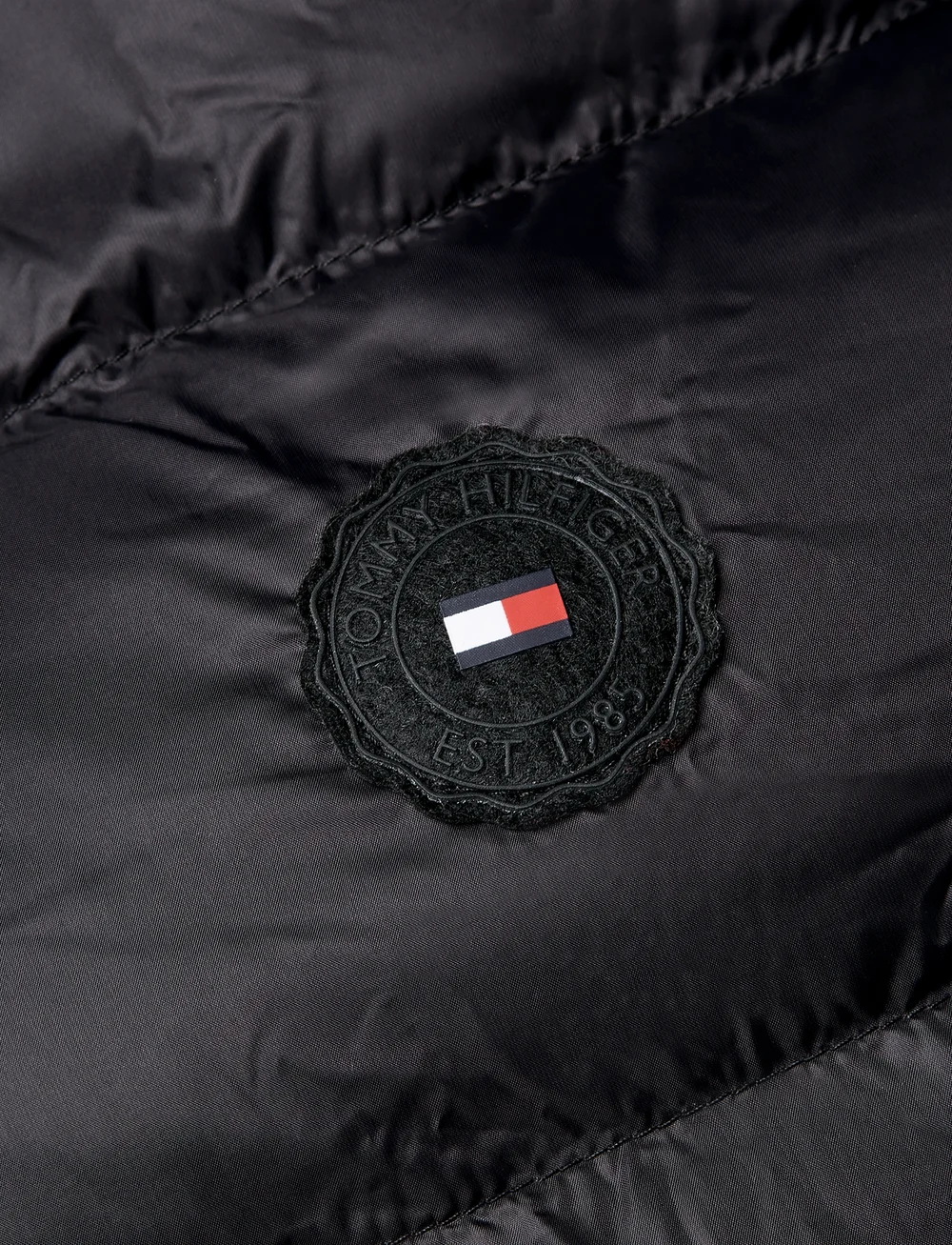 Tommy Hilfiger - MW DOWN FUNNEL NK COAT - dunfrakker - black - 2