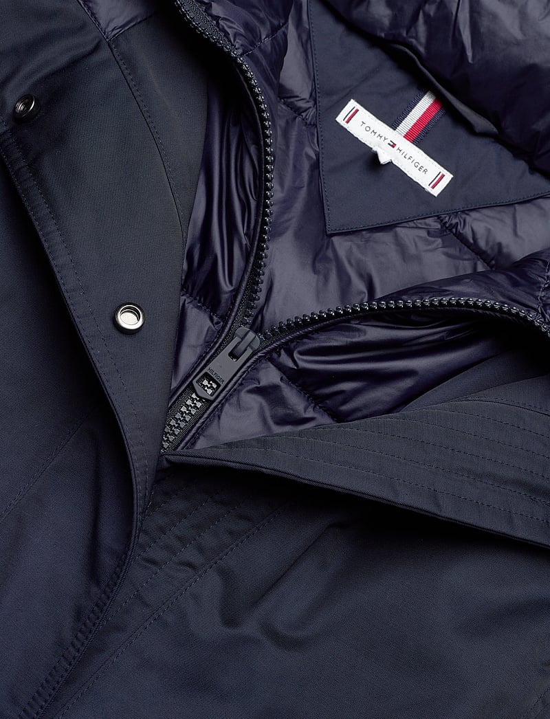 Tommy Hilfiger - NYLON MIX PADDED PARKA - parkas - desert sky - 3