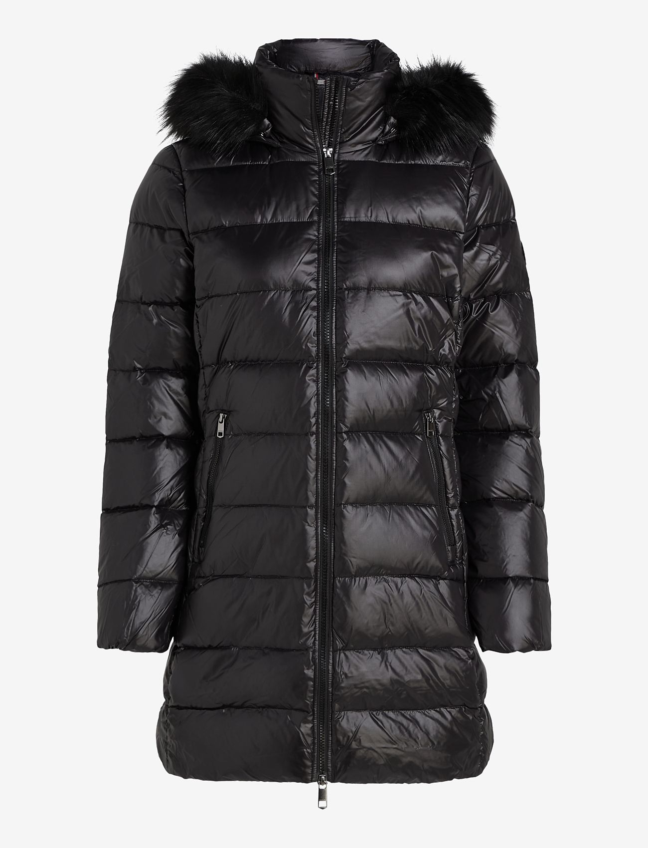 Padded Jacket Tommy Hilfiger Puffer Jacket Fur Hood Tommy Hilfiger