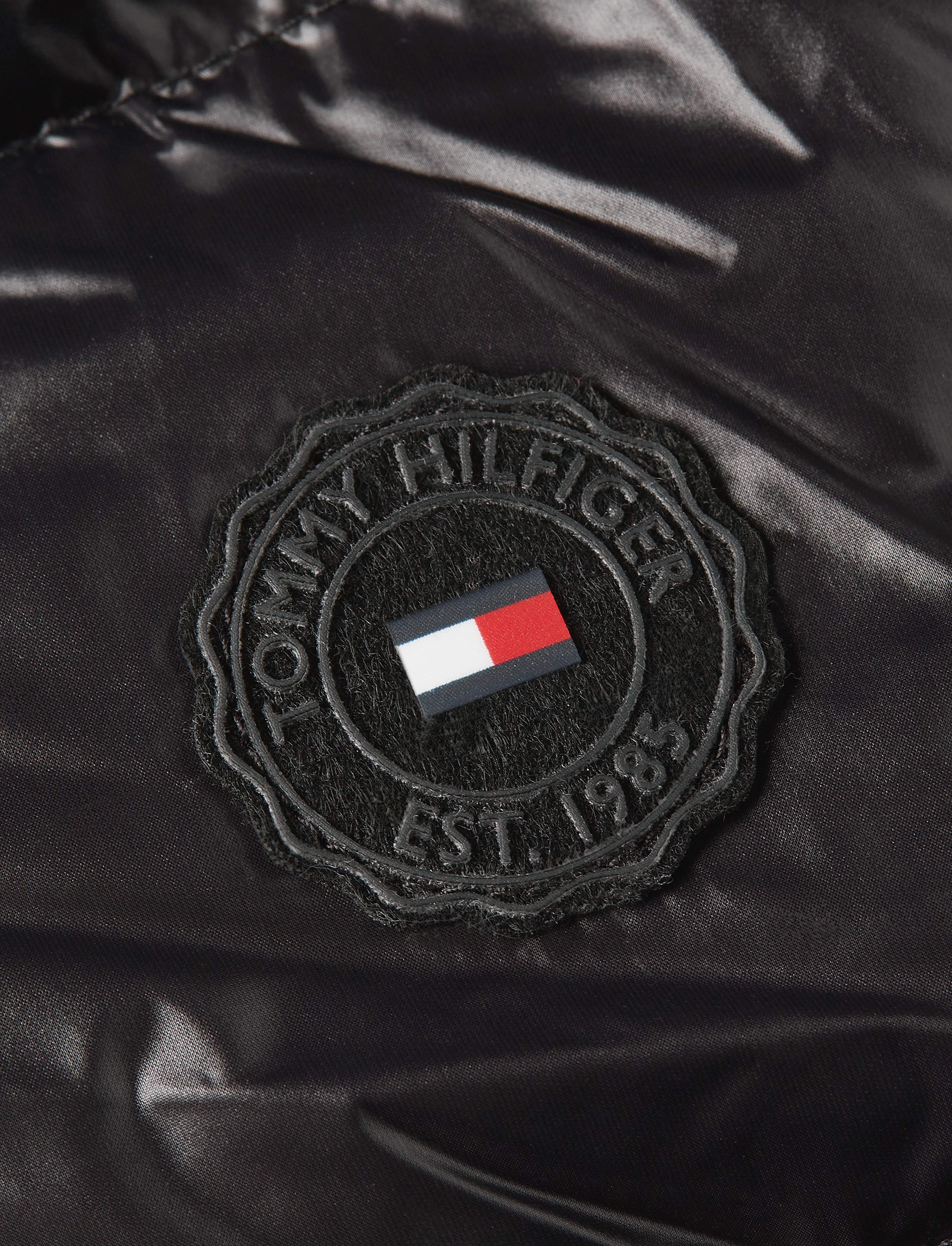 Tommy Hilfiger - GLOSS DOWN TYRA COAT WITH FUR - black - 1