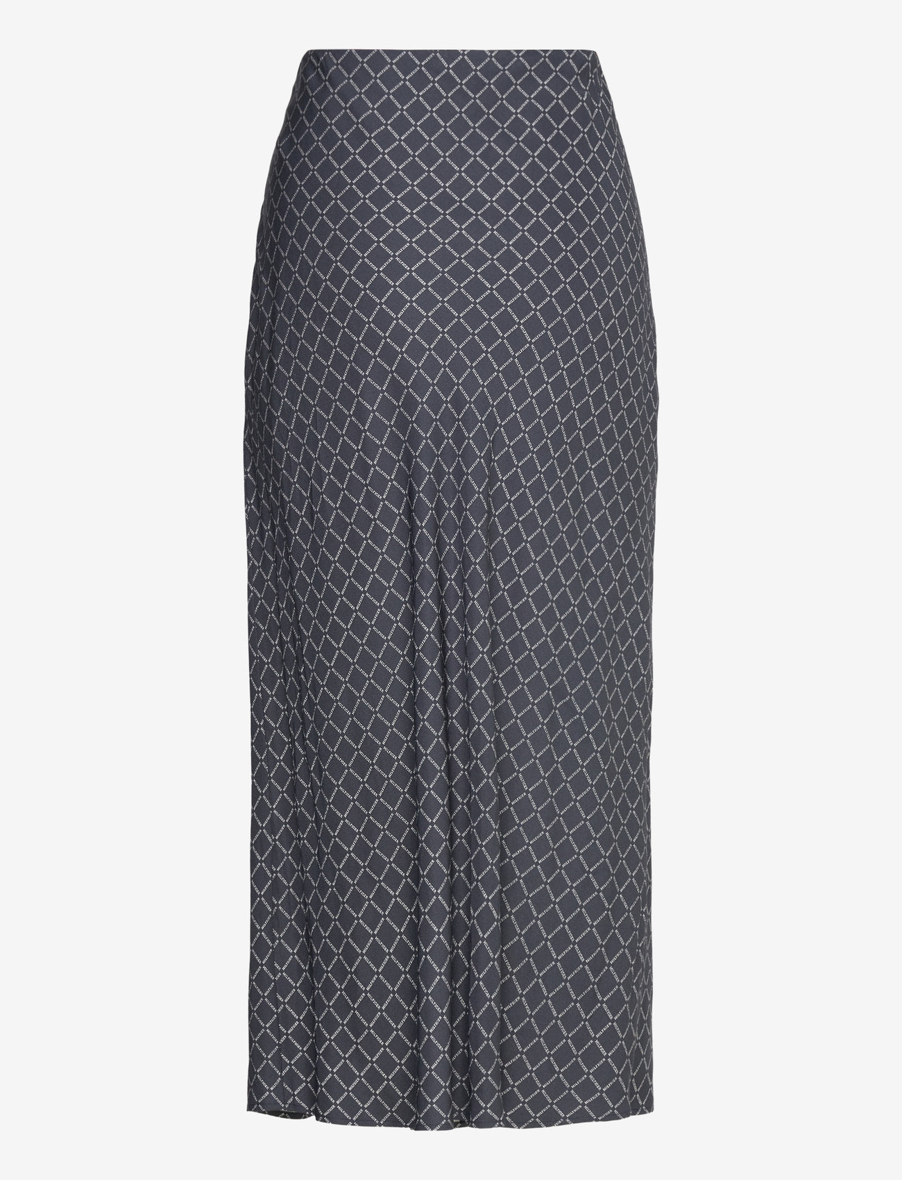 Tommy Hilfiger - PRINTED VISCOSE MIDI SKIRT - diamond monotype/ military denim - 1