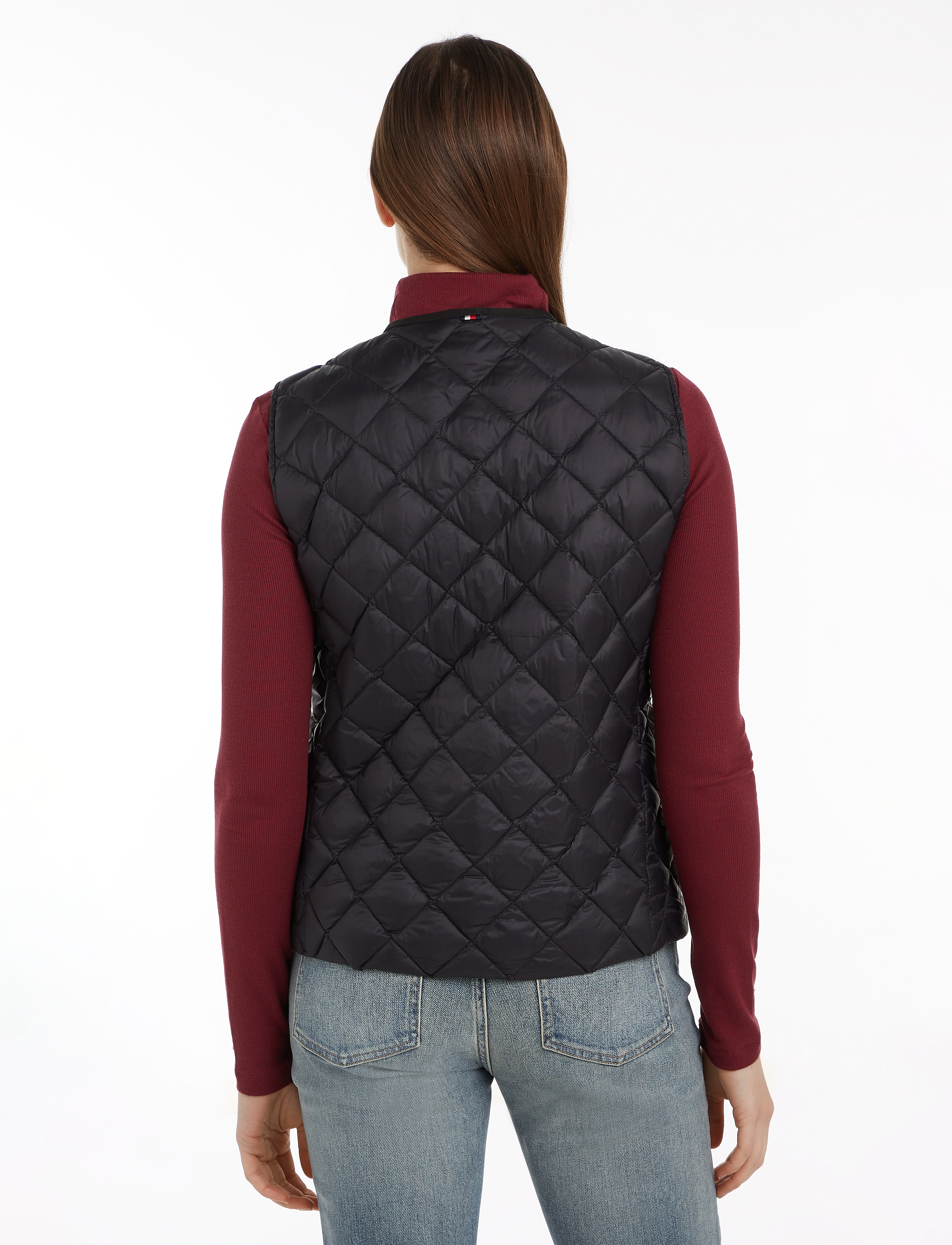 Tommy Hilfiger - LW DOWN QUILTED COLLARLESS VEST - black - 2