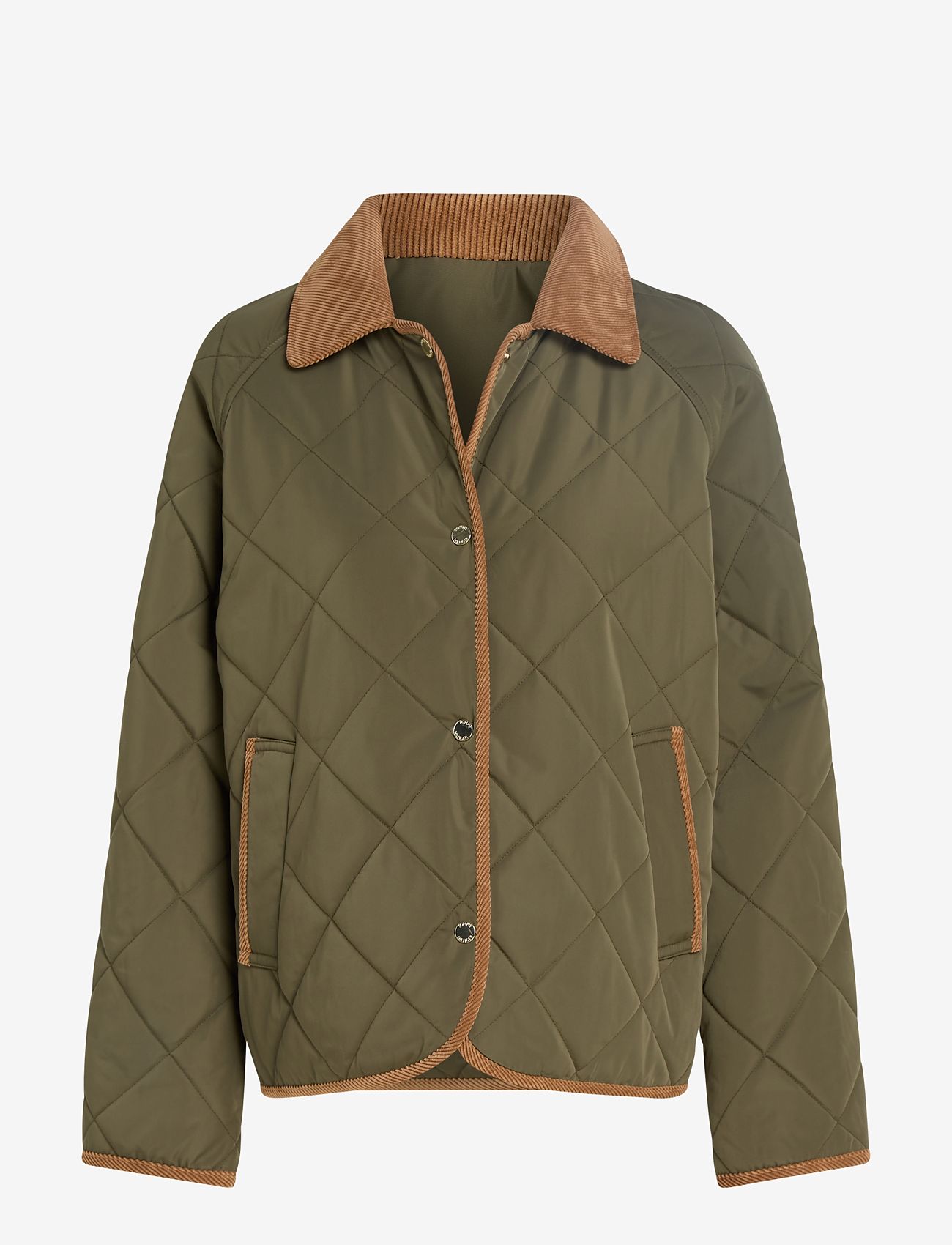 Tommy Hilfiger - QUILTED REVERSIBLE JACKET - army green - 0