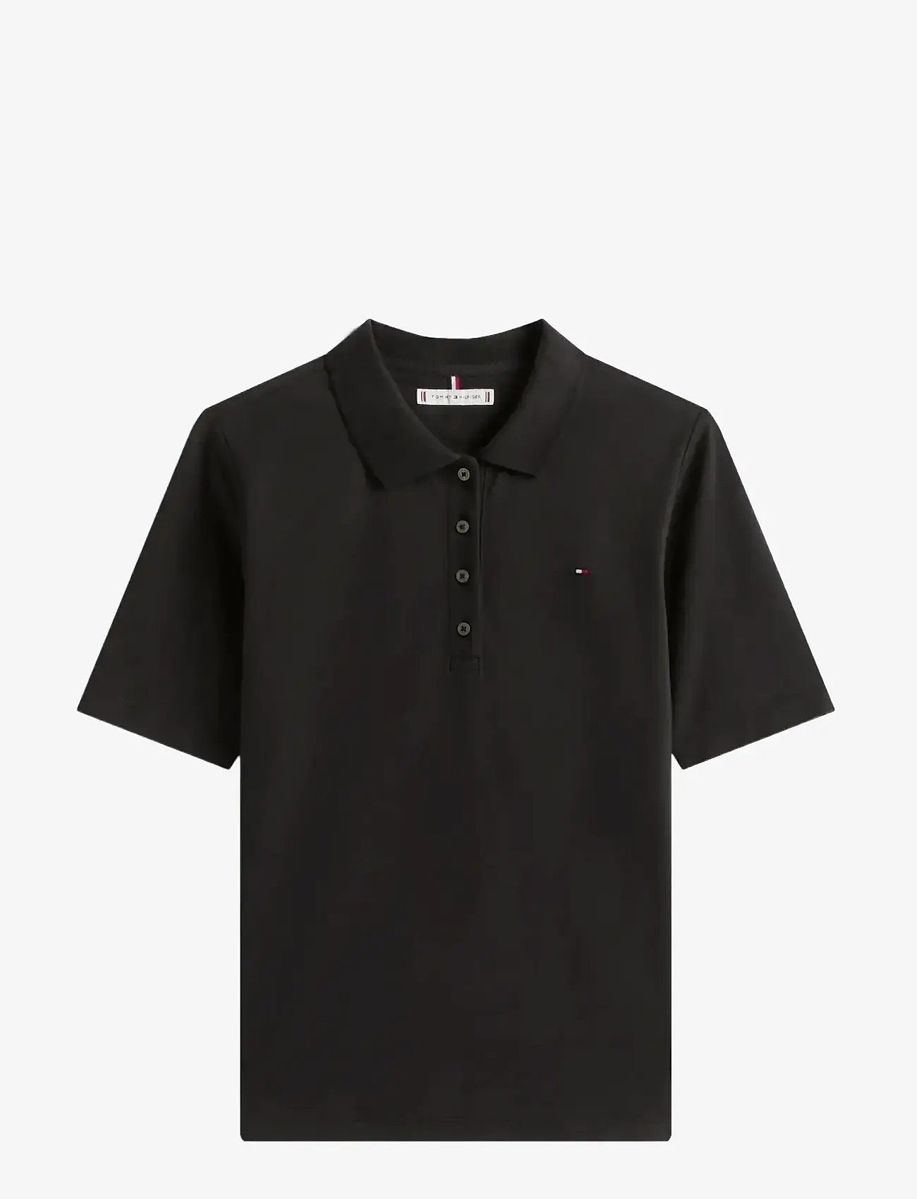 Tommy Hilfiger - 1985 REG PIQUE POLO SS - poloer - black - 1