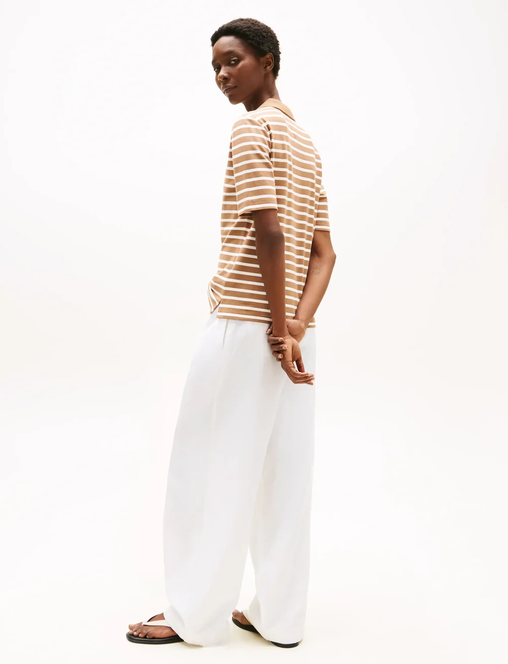 Tommy Hilfiger - 1985 REG PIQUE POLO SS - poloshirts - hickory/ ecru stp - 3