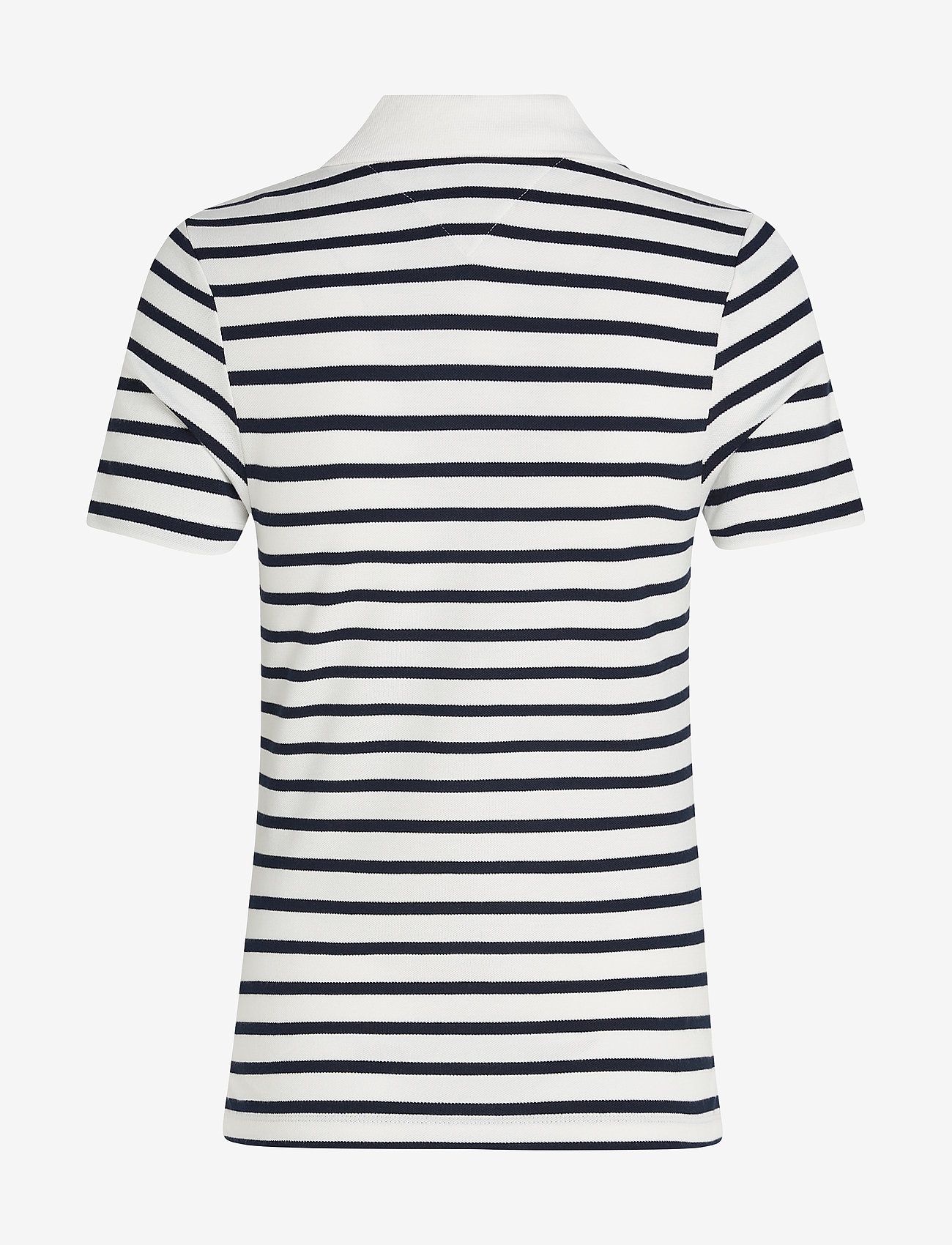 Tommy Hilfiger - 1985 SLIM PIQUE POLO SS - breton ecru/dark night navy stp - 2