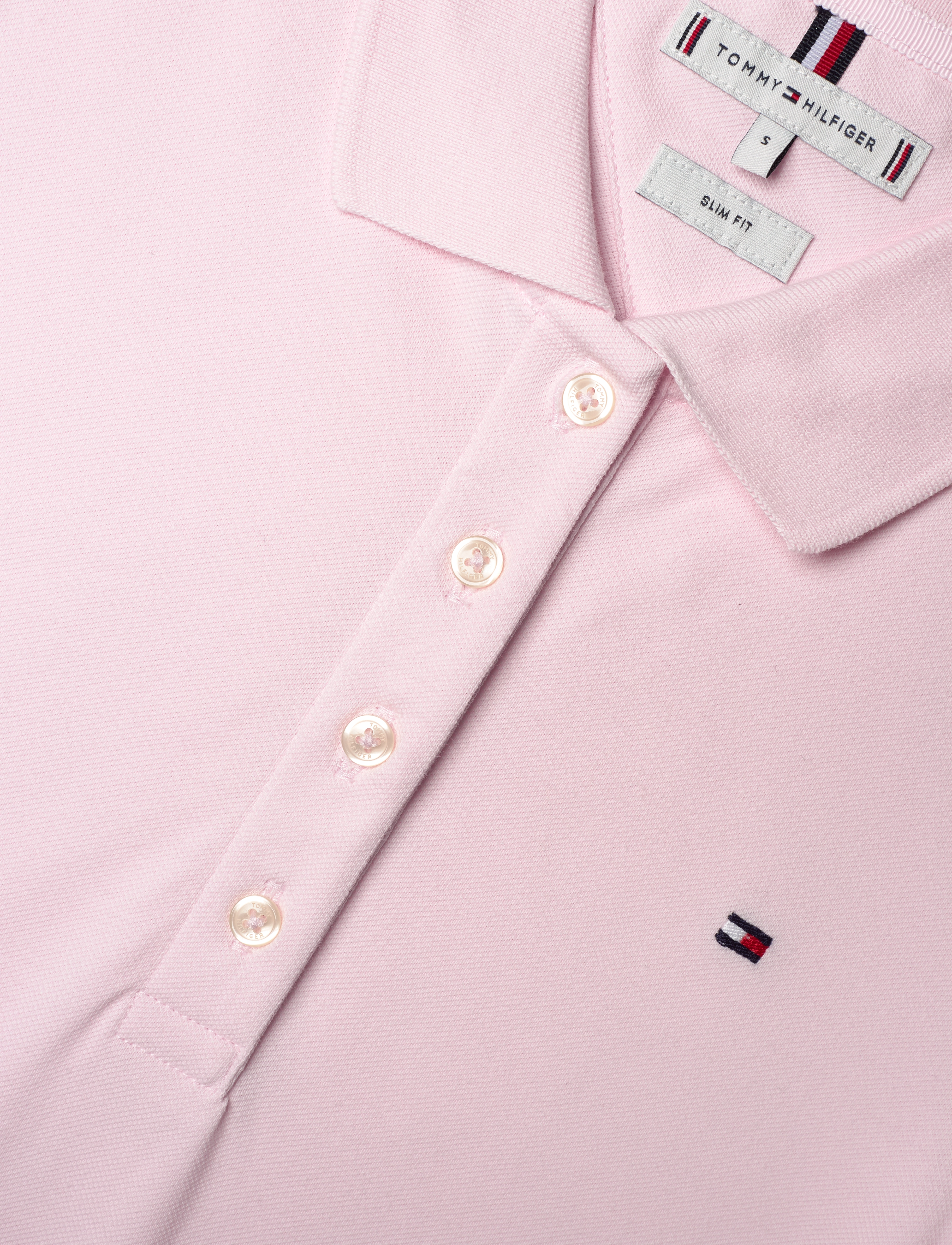 Tommy Hilfiger - 1985 SLIM PIQUE POLO DRESS SS - light pink - 4