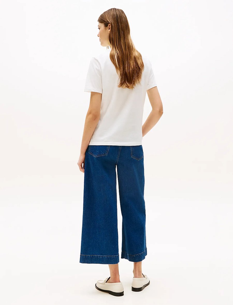 Tommy Hilfiger - NOS SCRIPT REGULAR C-NK SS - t-särgid - nos ecru - 3