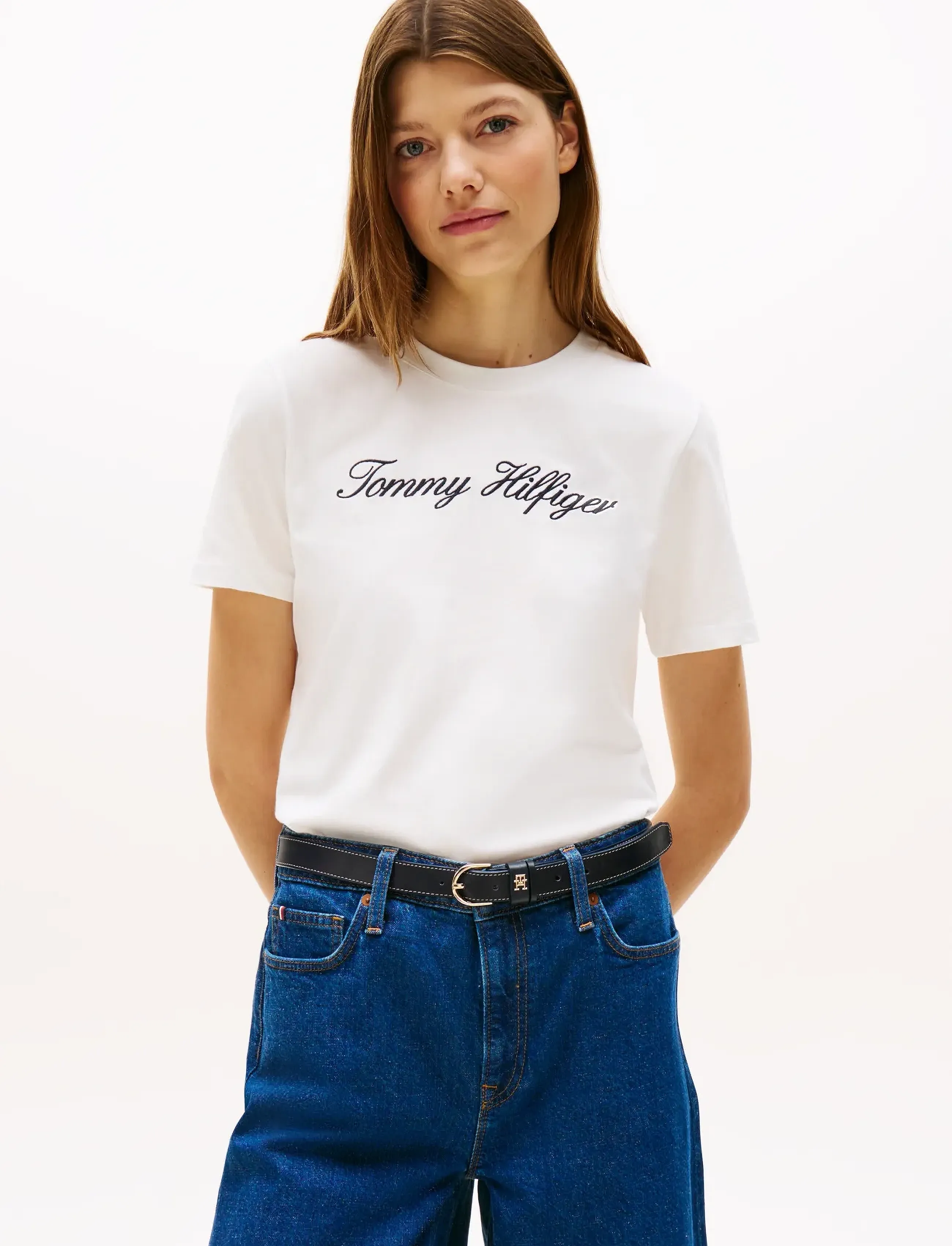 TOMMY HILFIGER Nos Script Regular C-Nk Ss t-shirts dam – bild 5