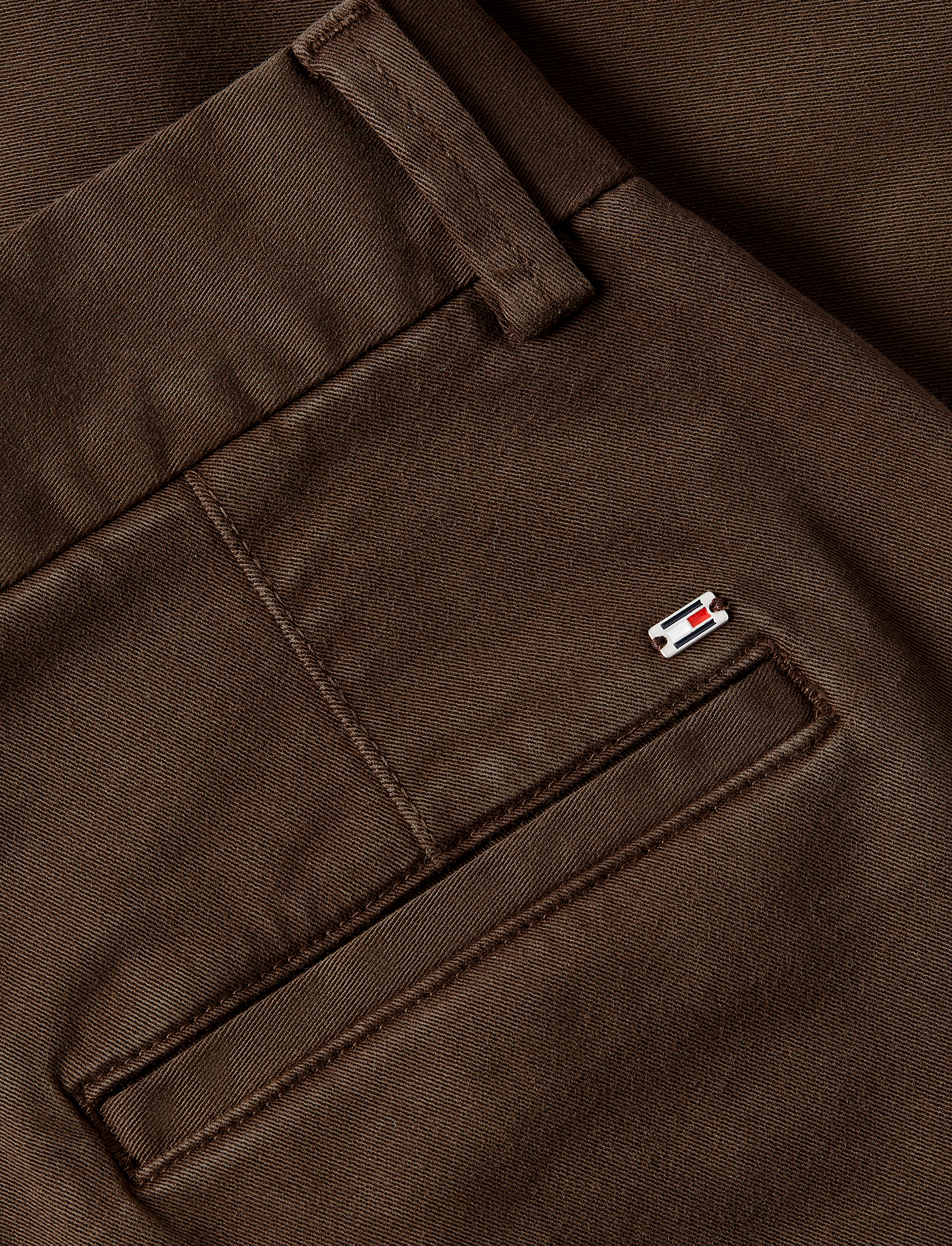 Tommy Hilfiger - STRETCH GMD SLIM CHINO - legacy brown - 5