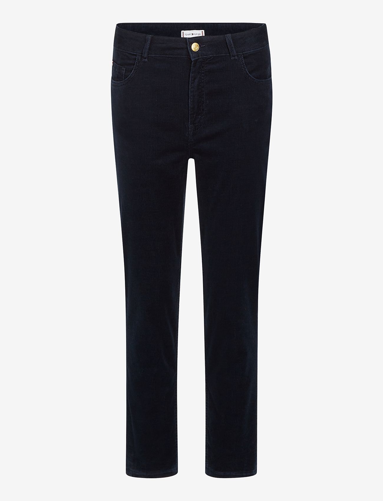 Tommy Hilfiger - CORDUROY STRETCH SLIM PANT - slim jeans - desert sky - 0