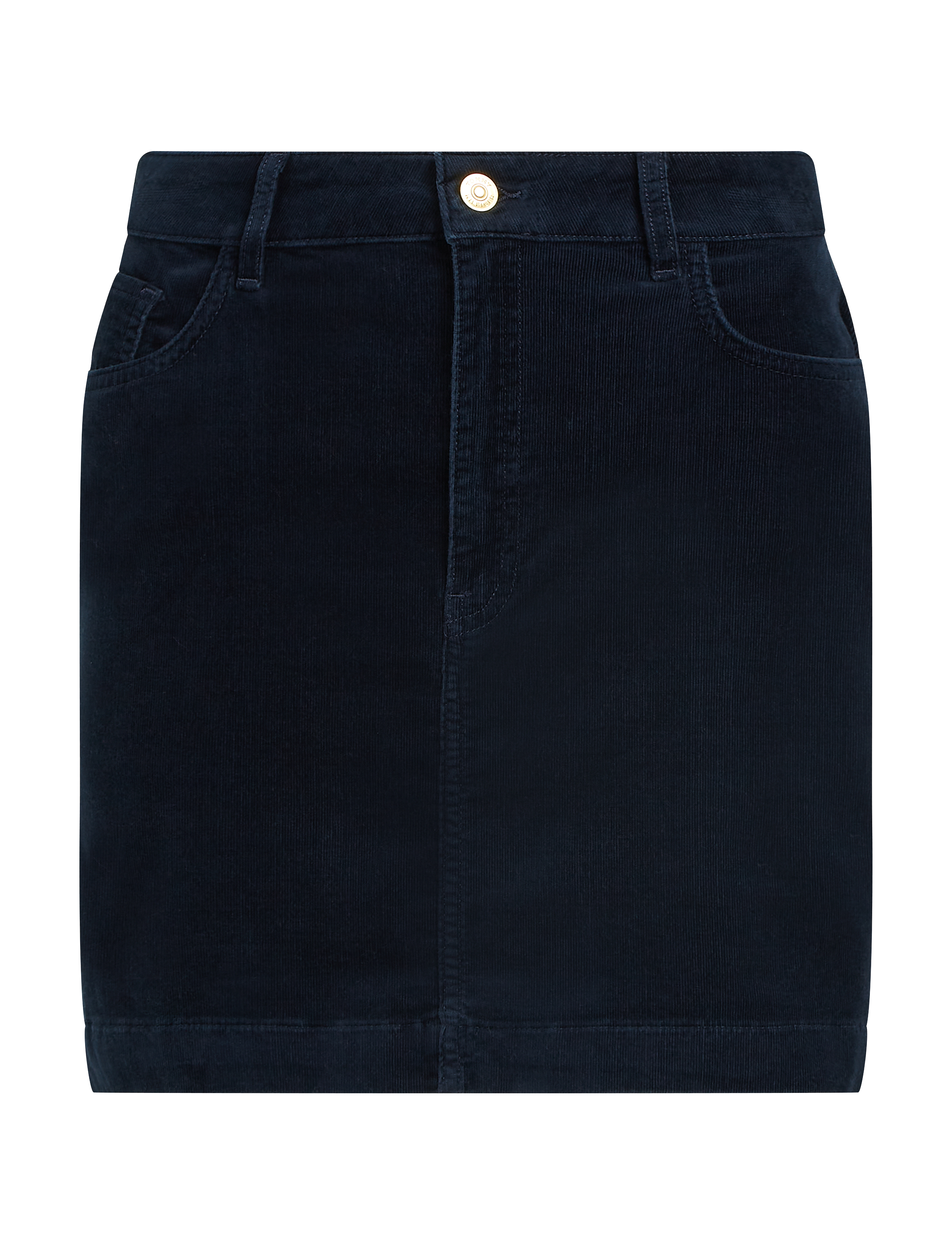 Tommy Hilfiger CORDUROY STRETCH SHORT SKIRT - Korte nederdele - DESERT SKY / navy