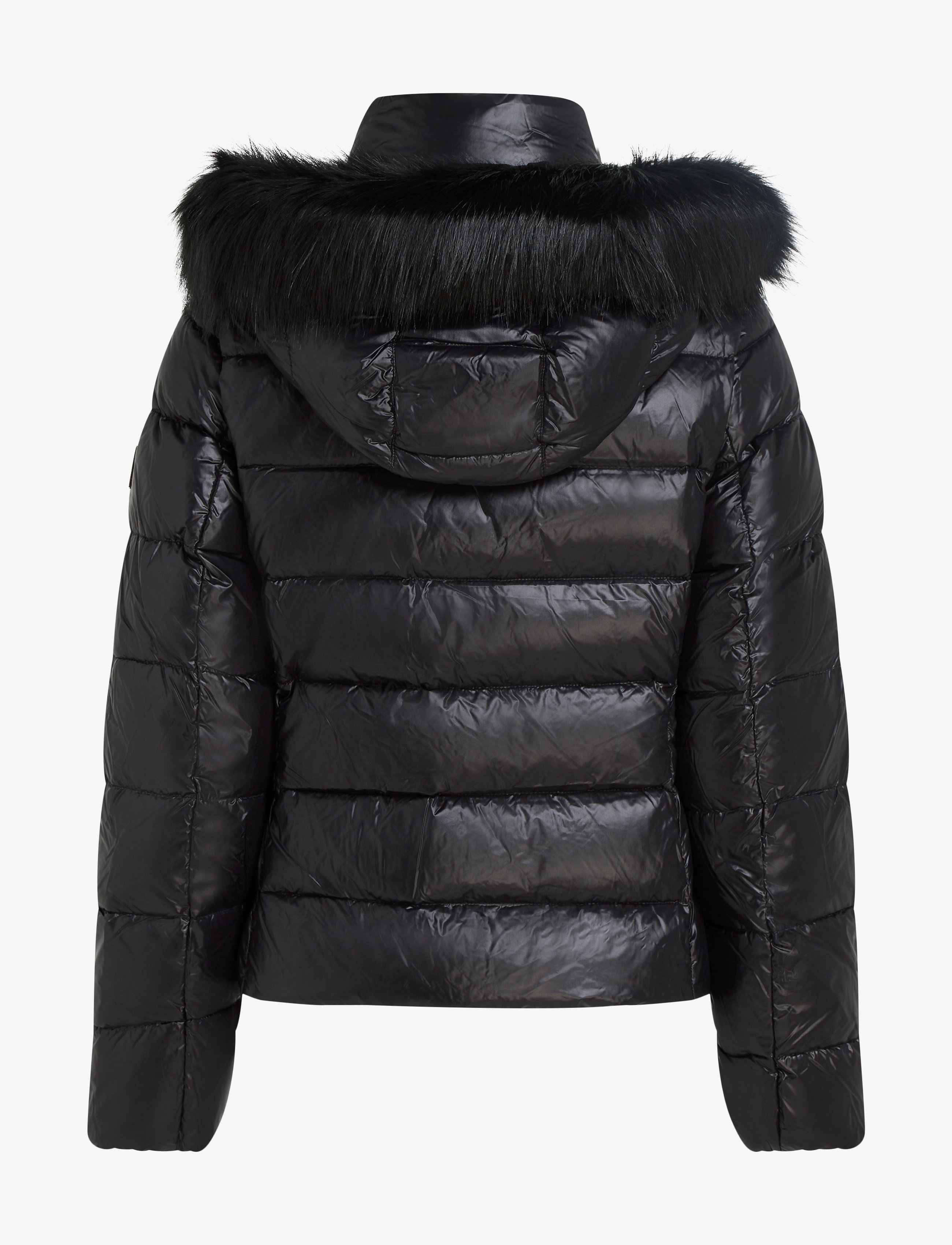 Tommy Hilfiger - GLOSS DOWN TYRA JKT WITH FUR - black - 1