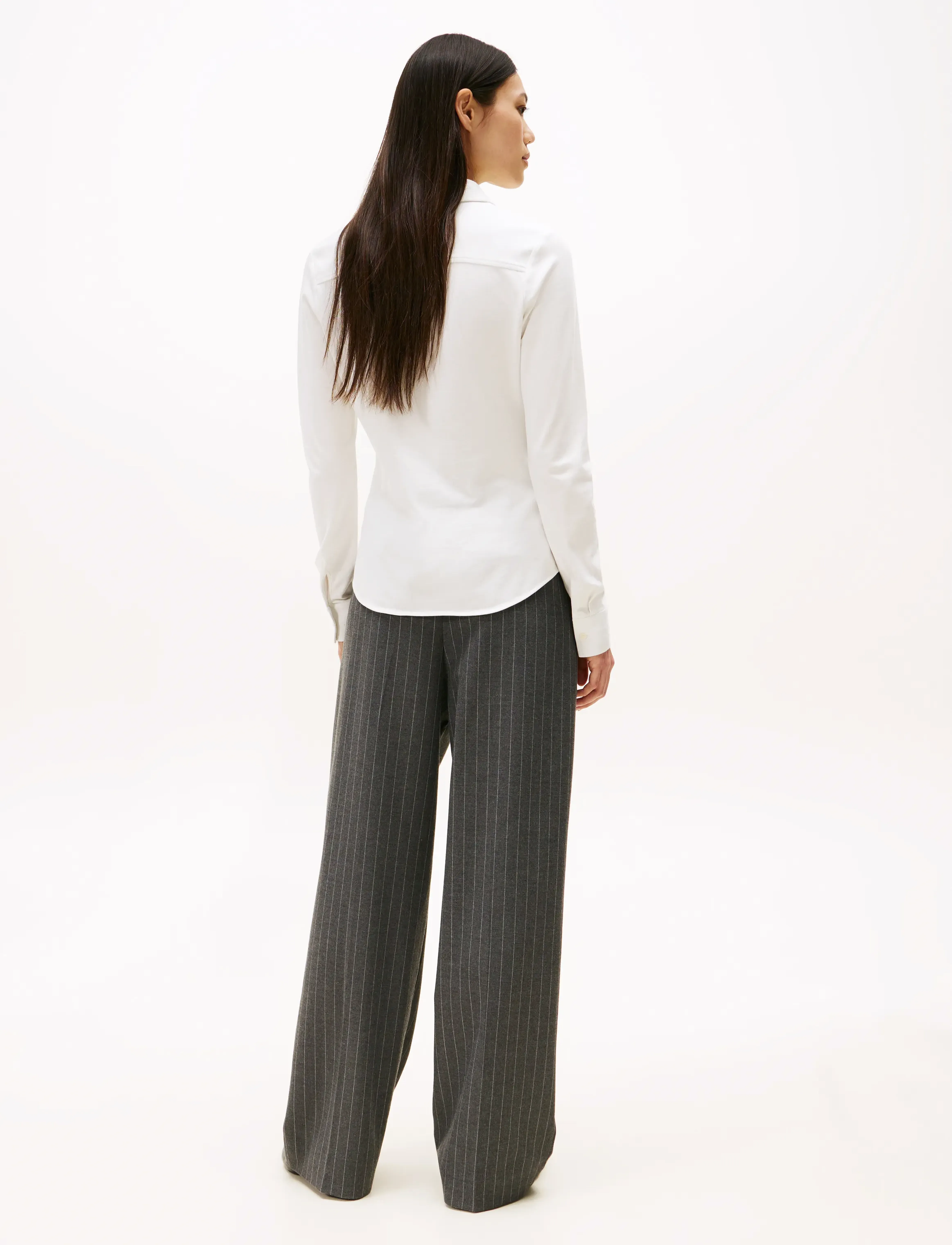 Tommy Hilfiger - 1985 SLIM PIQUE LS BTN DOWN SHRT - ecru - 4