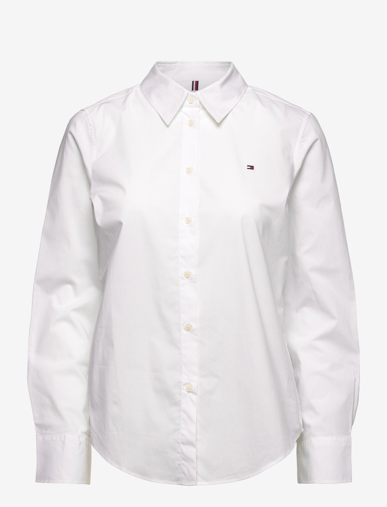 Tommy Hilfiger - COTTON STRETCH REGULAR LS SHIRT - langærmede skjorter - optic white - 1