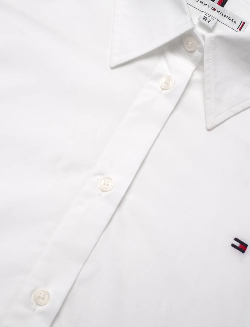 Tommy Hilfiger - COTTON STRETCH REGULAR LS SHIRT - pitkähihaiset kauluspaidat - th optic white - 3