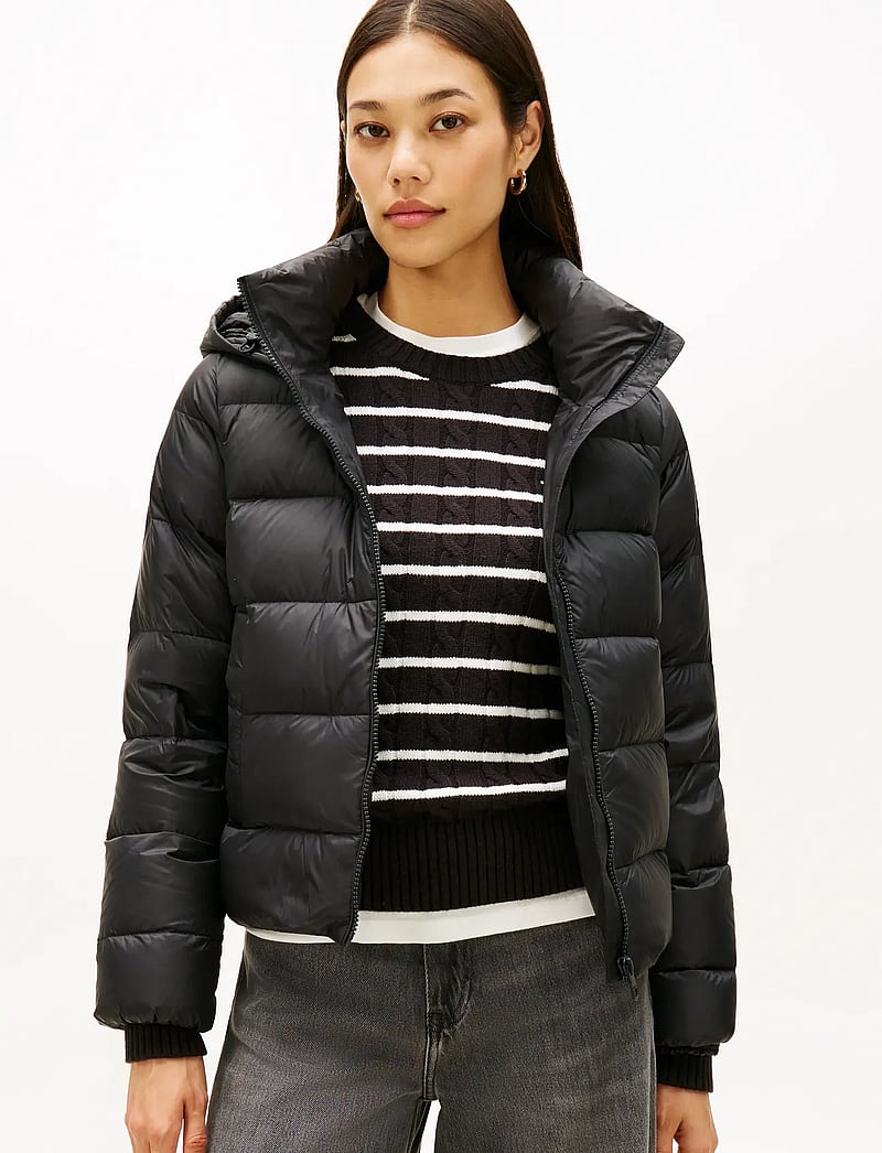 Tommy Hilfiger - LW DOWN CASUAL JACKET - daunenjacken - black - 0