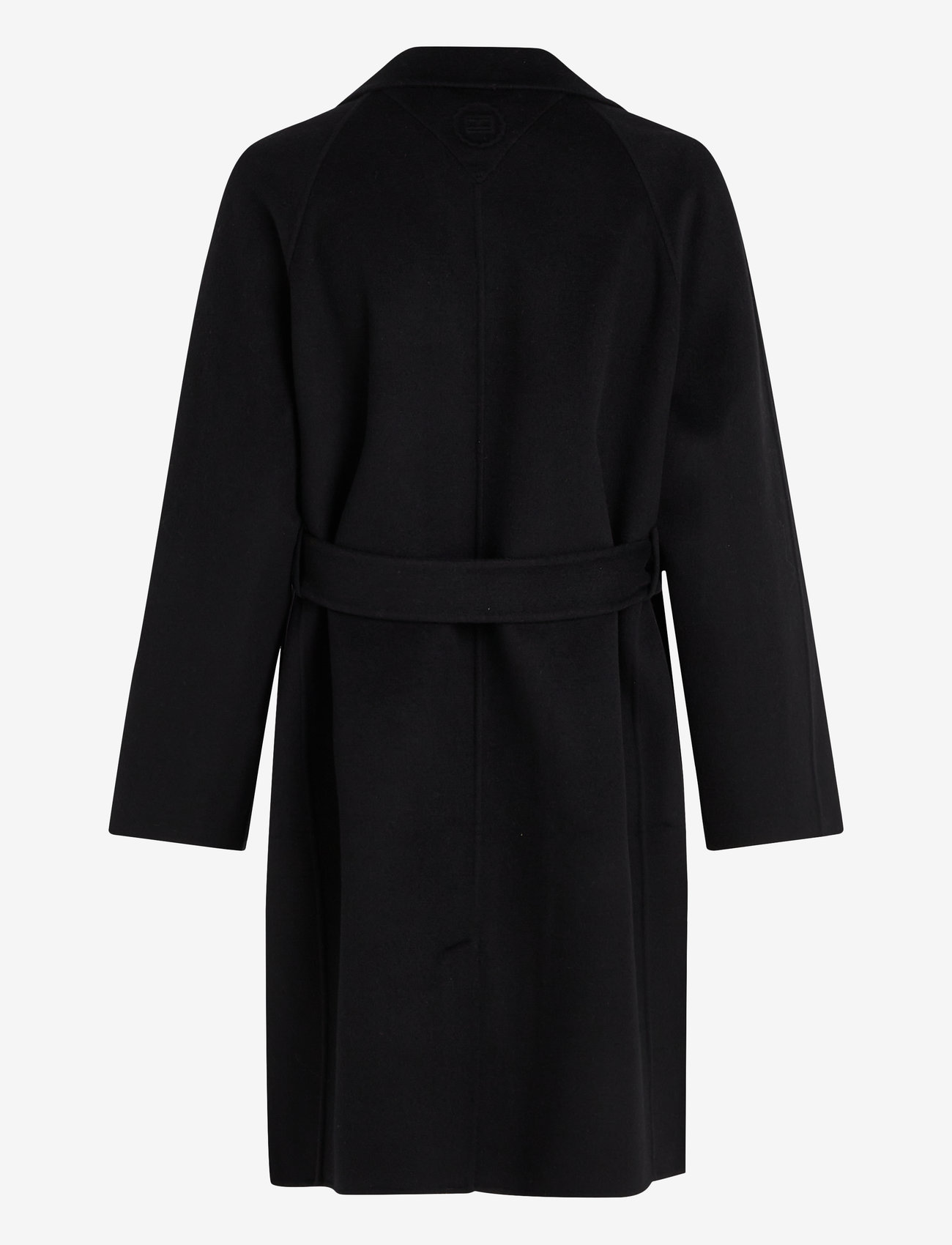 Tommy Hilfiger - REG DF WOOL BELTED COAT - black - 5