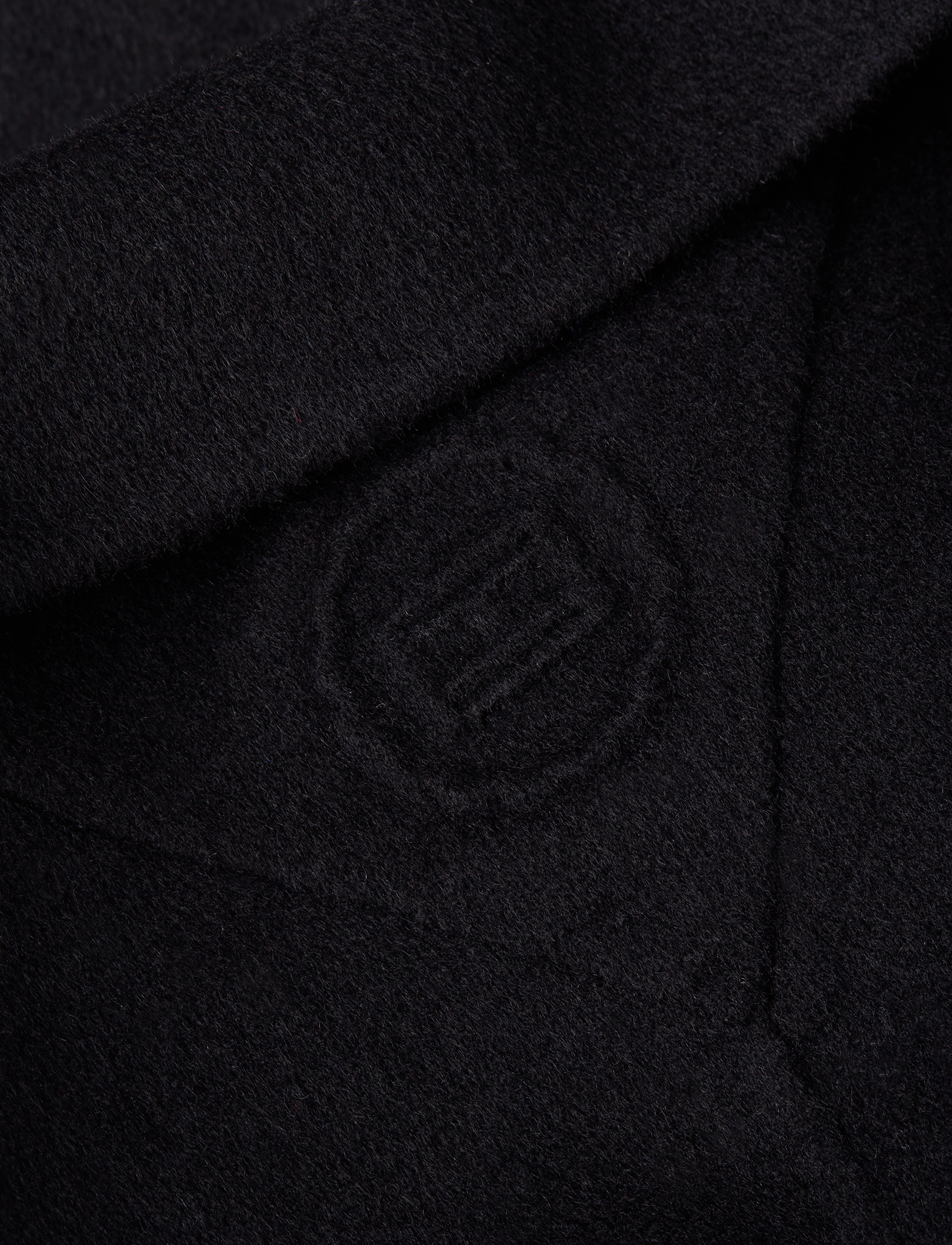 Tommy Hilfiger - REG DF WOOL BELTED COAT - black - 4