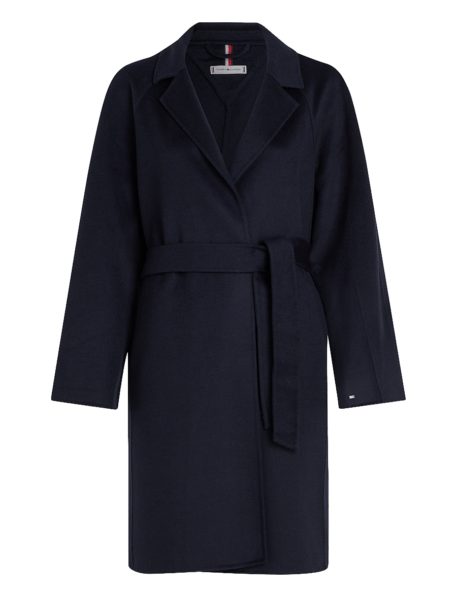 Tommy Hilfiger - REG DF WOOL BELTED COAT - winterjacken - desert sky - 1