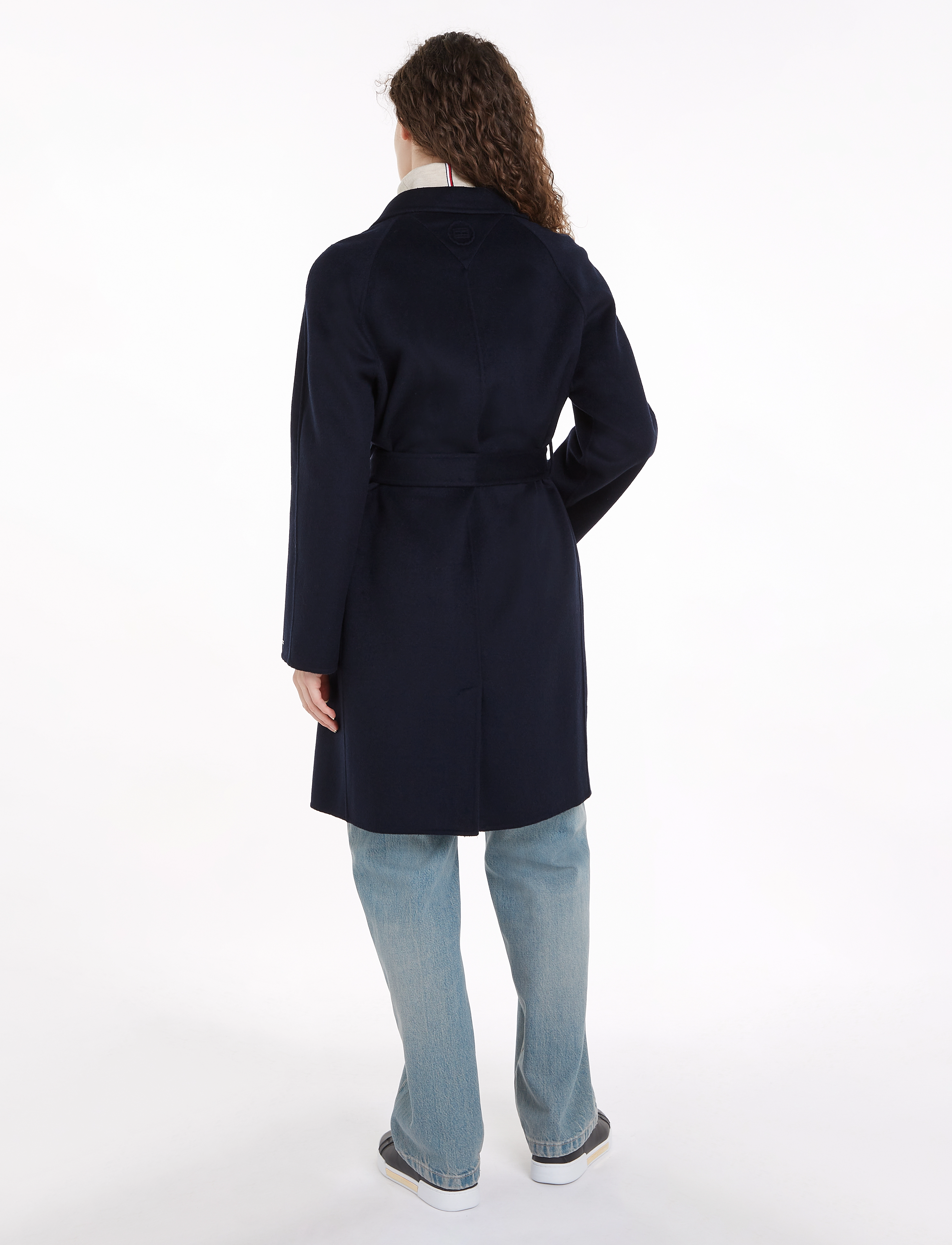 Tommy Hilfiger - REG DF WOOL BELTED COAT - desert sky - 2
