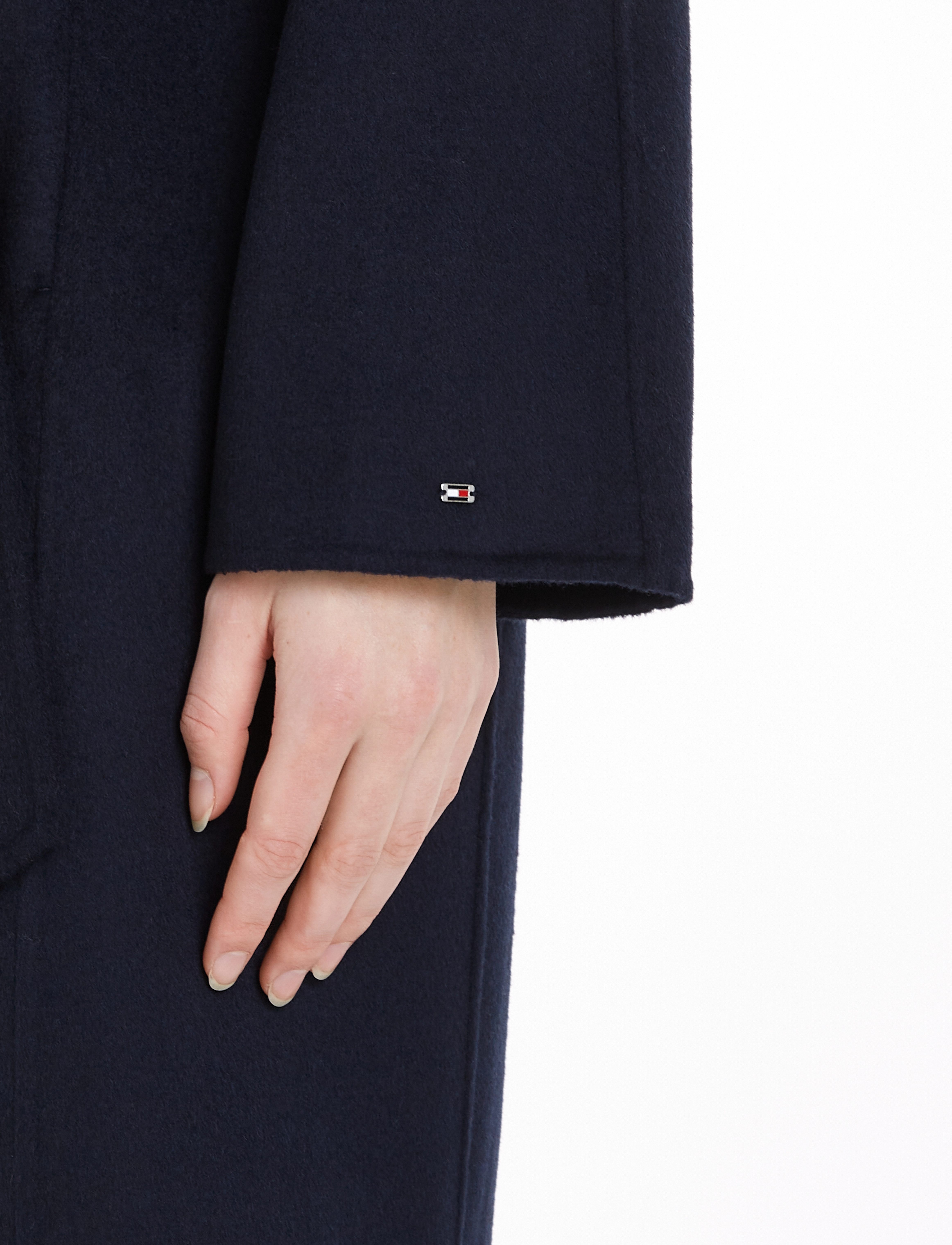 Tommy Hilfiger - REG DF WOOL BELTED COAT - desert sky - 3
