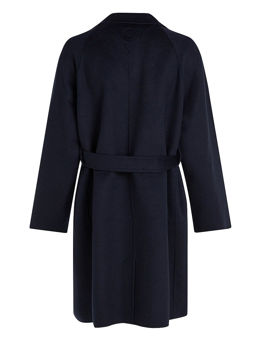 Tommy Hilfiger - REG DF WOOL BELTED COAT - winterjacken - desert sky - 5