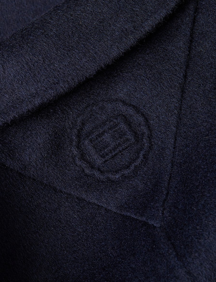 Tommy Hilfiger - REG DF WOOL BELTED COAT - winterjacken - desert sky - 4