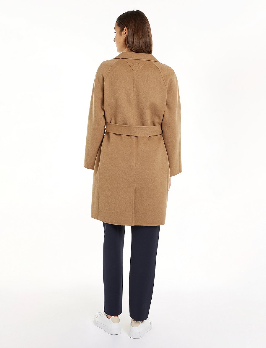 Tommy Hilfiger - REG DF WOOL BELTED COAT - light sepia brown - 2