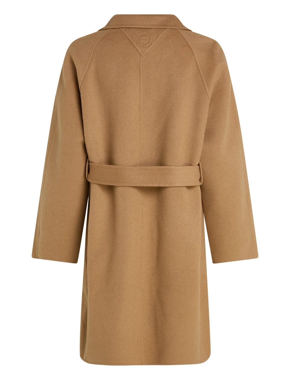 Tommy Hilfiger - REG DF WOOL BELTED COAT - vilnoniai paltai - light sepia brown - 5