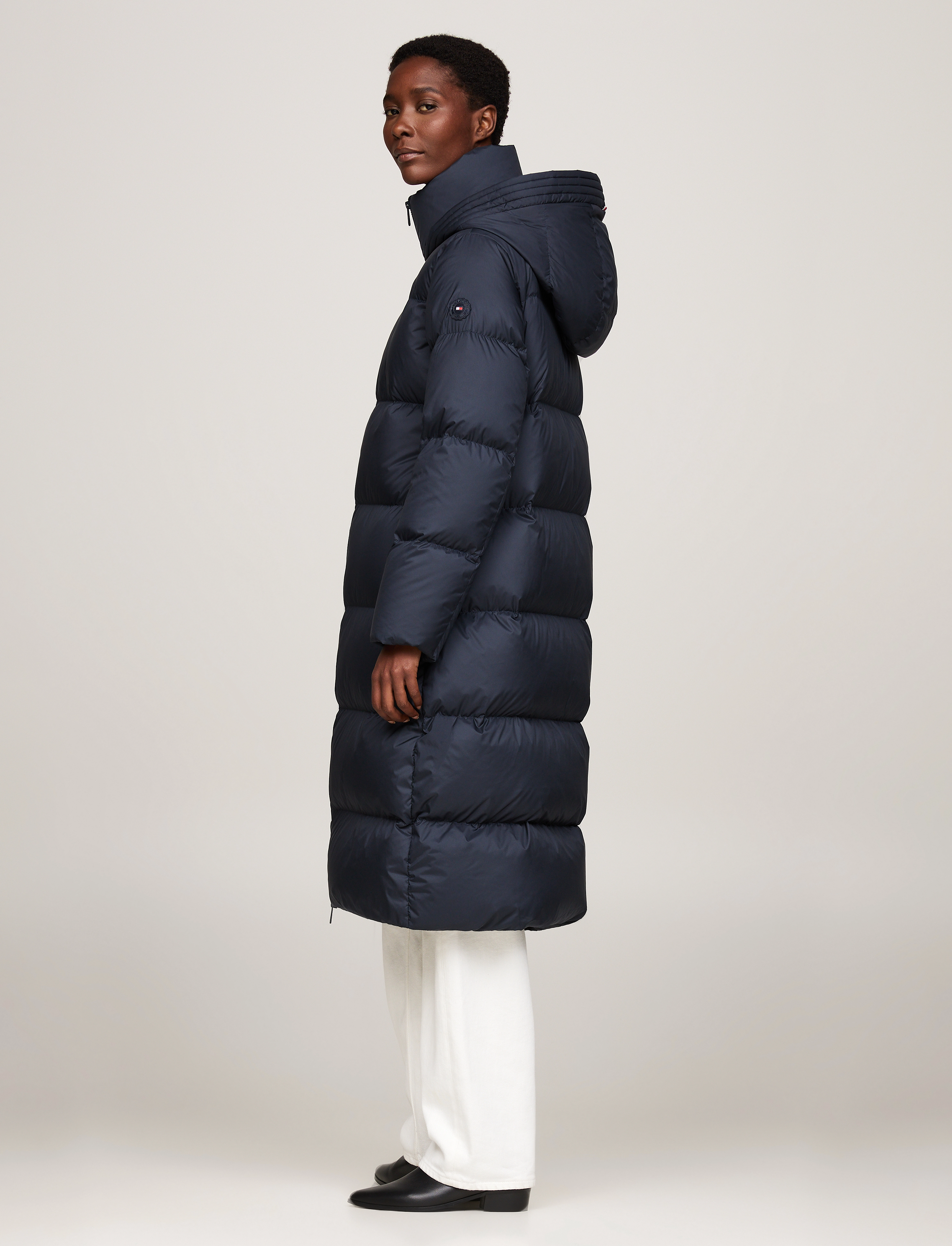 Tyra Down Tommy Hilfiger Technical Down Parka Damen Desert Sky