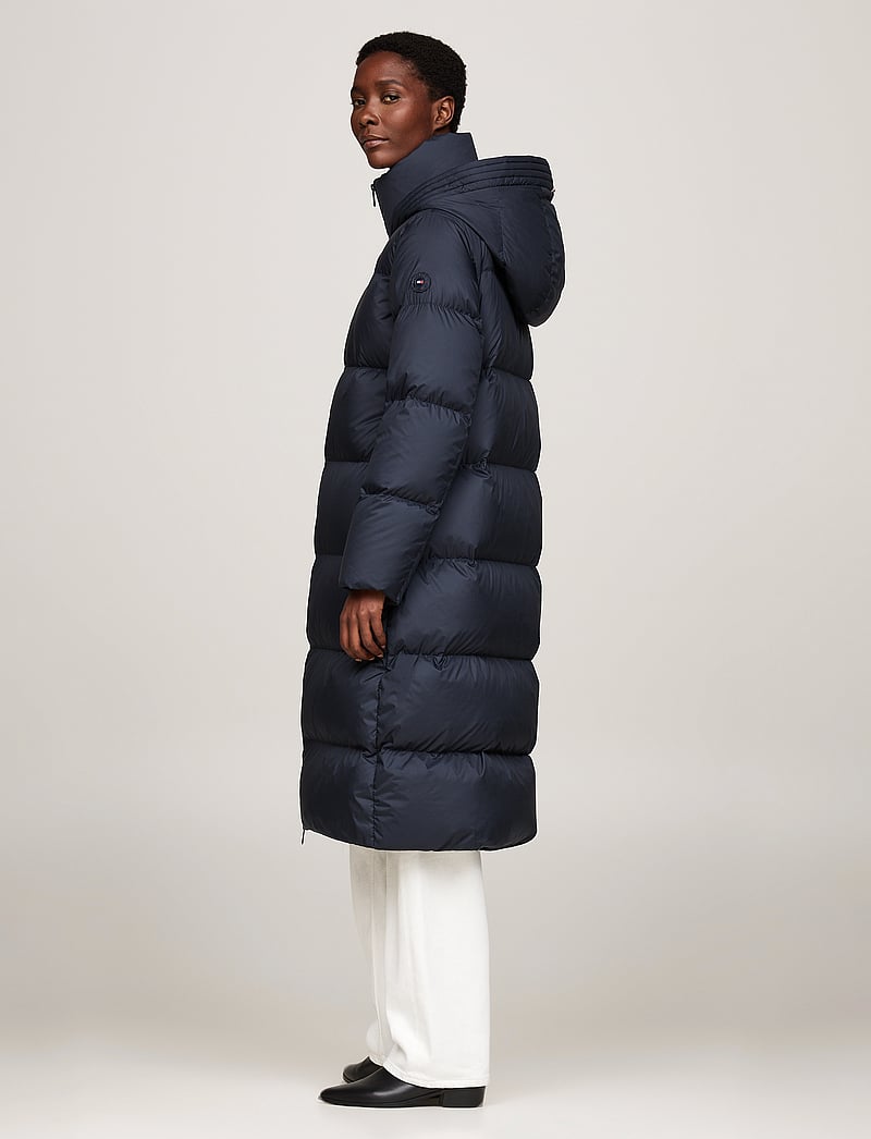 Tyra Down Tommy Hilfiger Technical Down Parka Damen Desert Sky