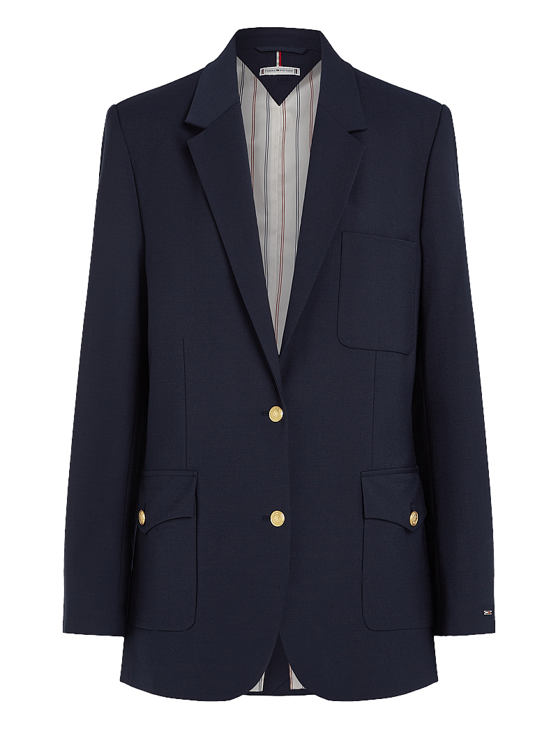 Tommy Hilfiger - COOL WOOL RELAXED SB BLAZER - dark night navy - 1