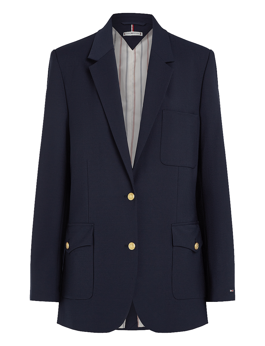 Tommy Hilfiger - COOL WOOL RELAXED SB BLAZER - dark night navy - 1
