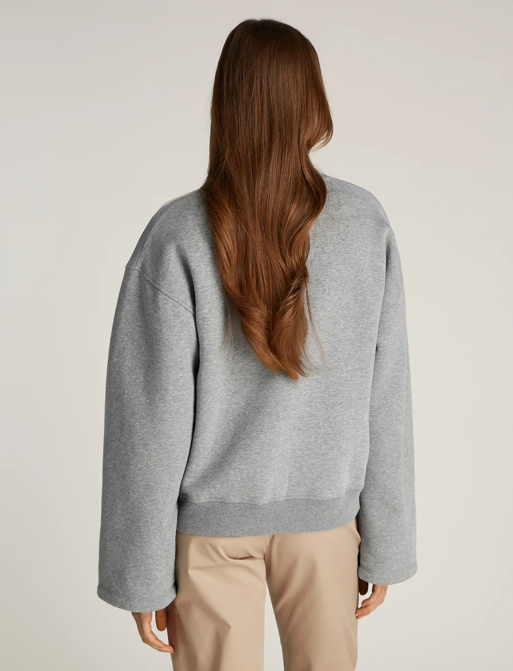 Tommy Hilfiger - REG VARSITY C-NK WIDE SLV - sweatshirts - mid grey heather - 2