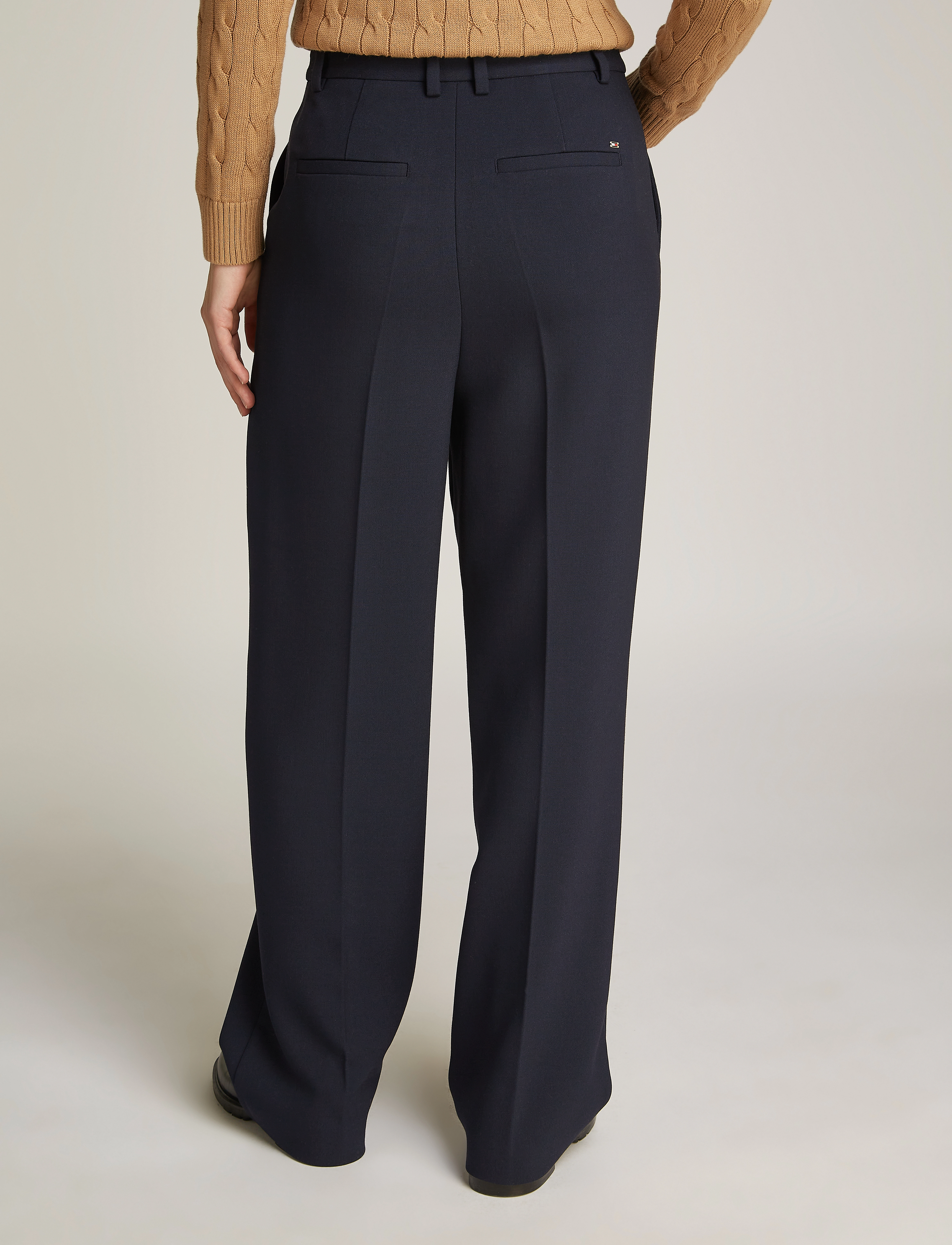 Tommy Hilfiger - PUNTO RELAXED STRAIGHT PANT - habitbukser - dark night navy - 2