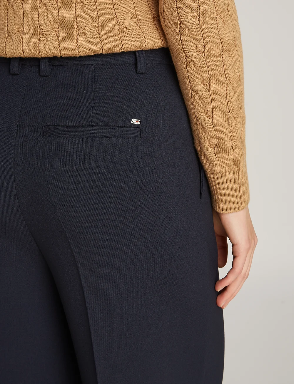 Tommy Hilfiger - PUNTO RELAXED STRAIGHT PANT - tailored trousers - dark night navy - 3
