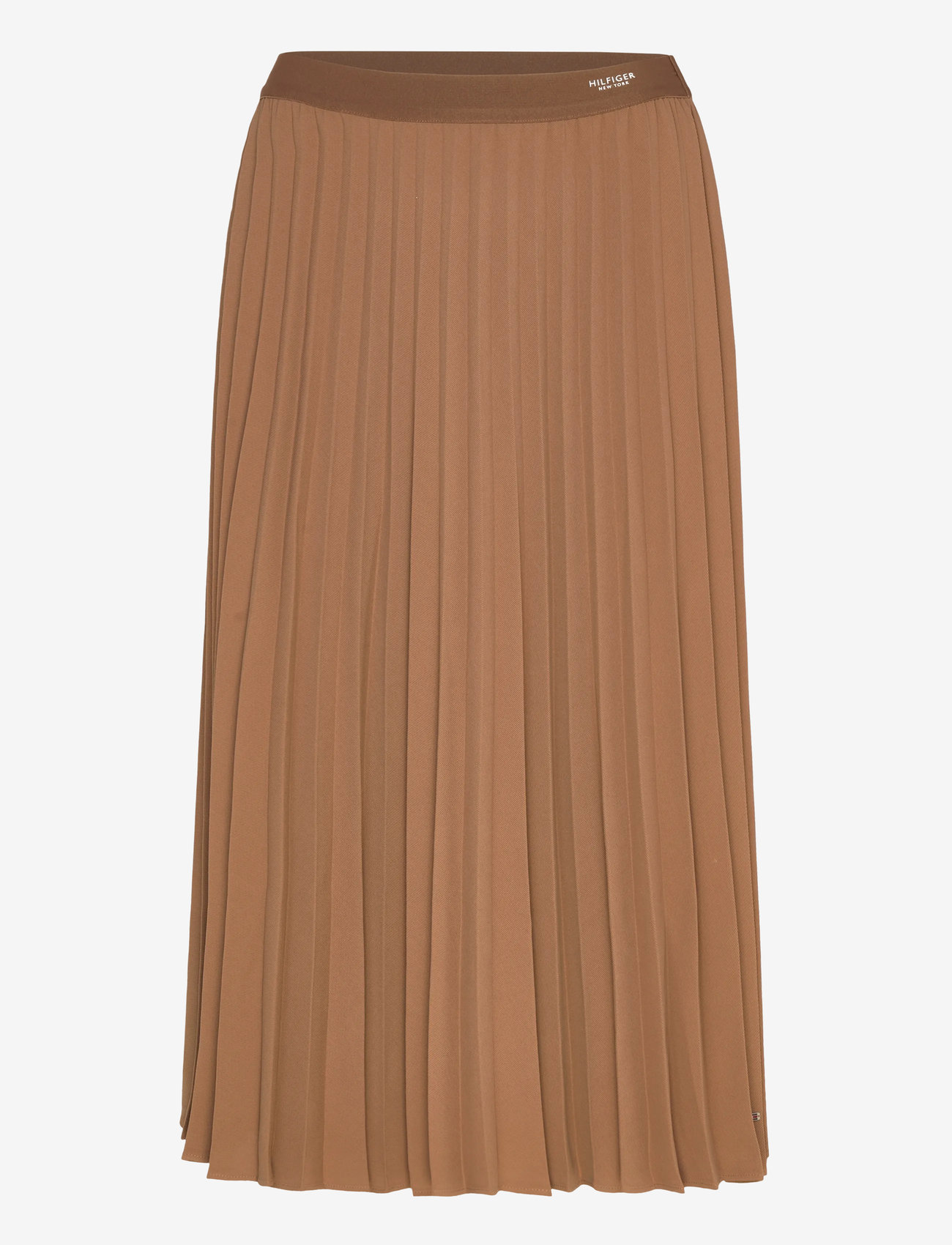 Tommy Hilfiger - FLUID PLEATED PULL ON MIDI SKIRT - hickory - 1