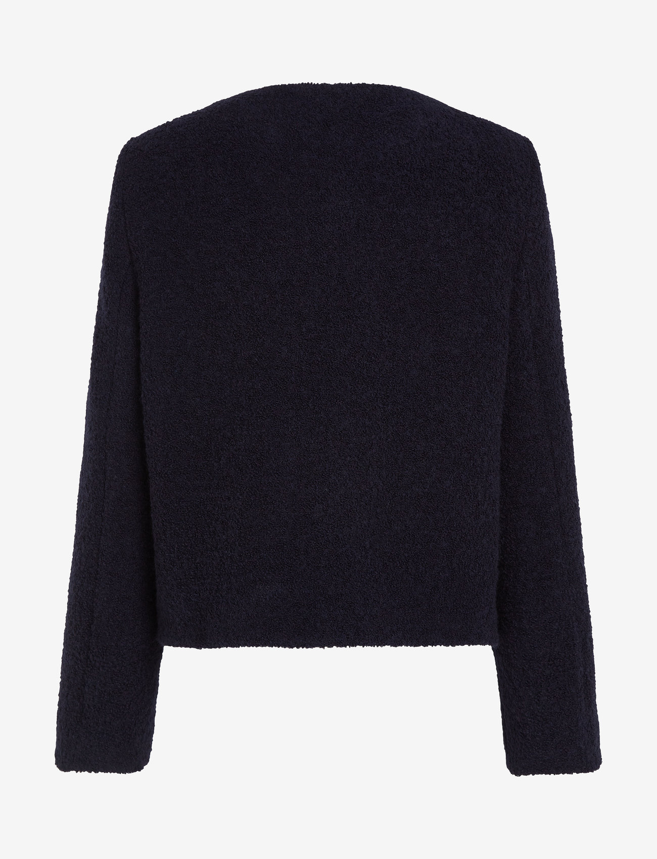Tommy Hilfiger - CROP BOUCLE GOLD BUTTON JACKET - dark night navy - 4