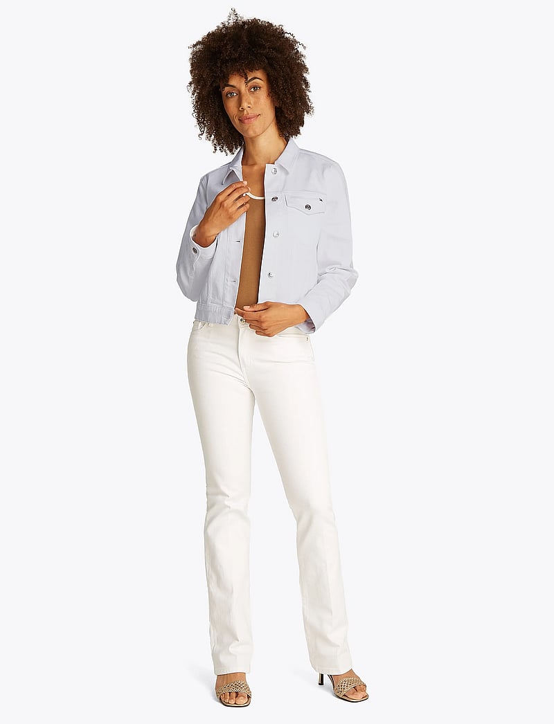 Tommy Hilfiger - DNM SLIM JACKET WHITE - denim jackets - th optic white - 4