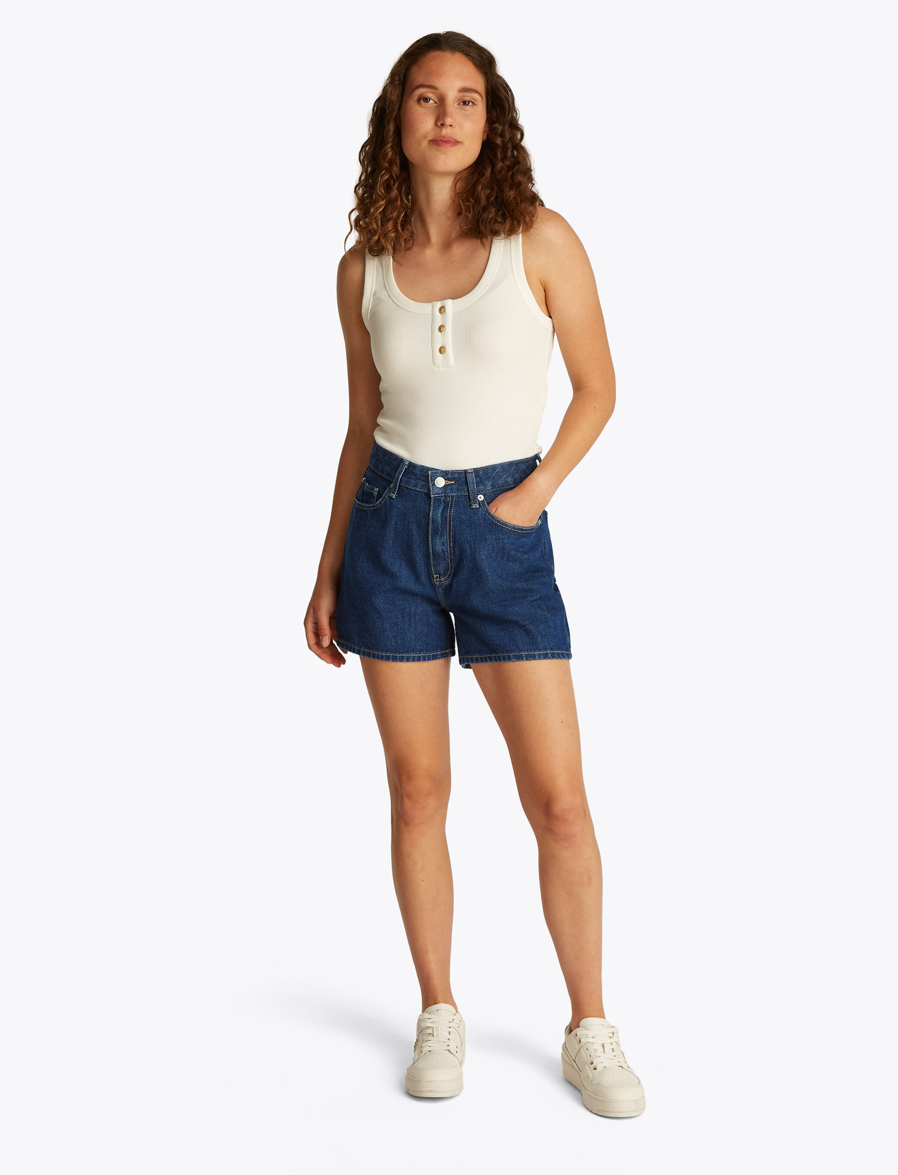 Tommy Hilfiger - DNM MINI SHORT HW ACE - džinsiniai šortai - ace - 3