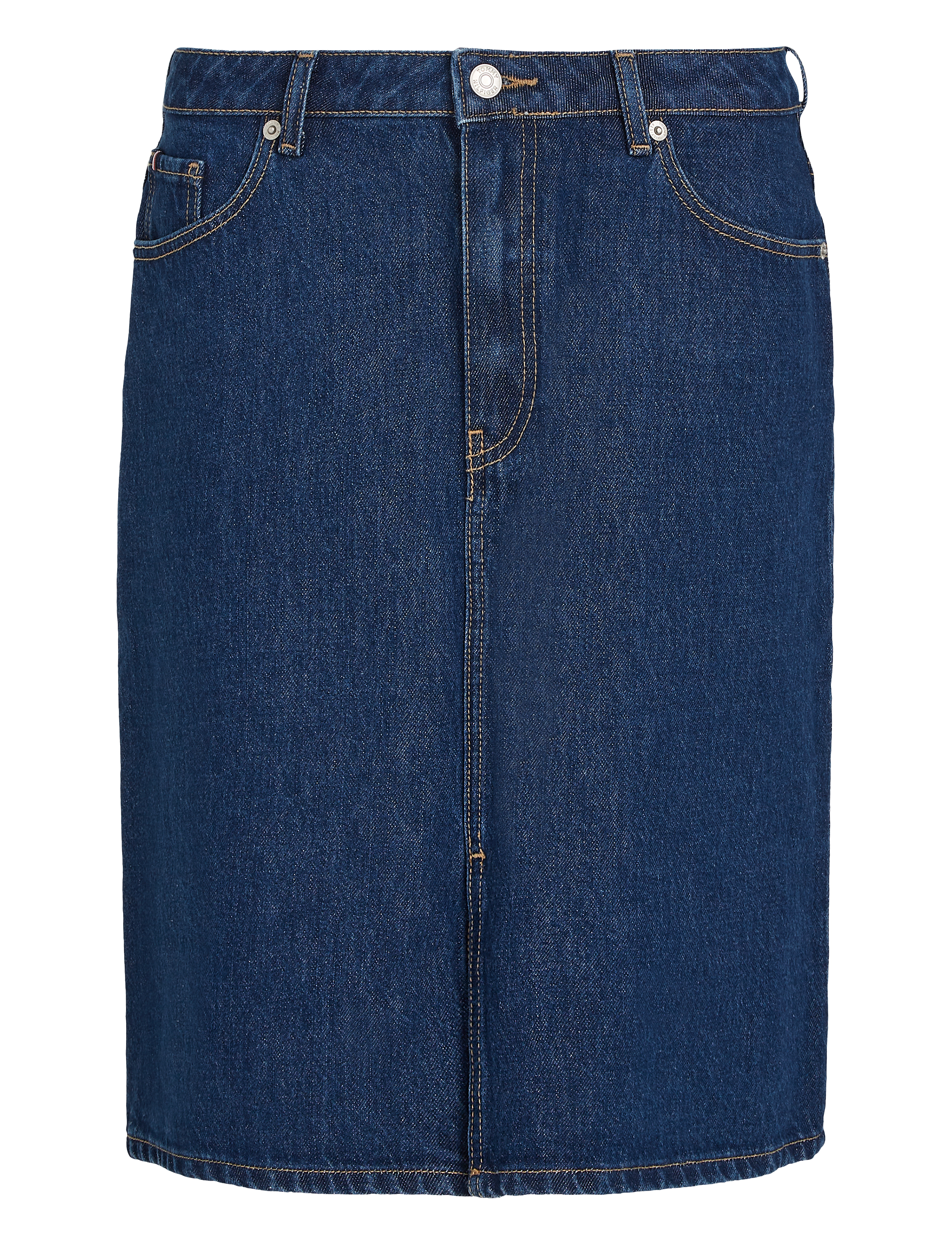 Tommy Hilfiger DNM KNEE STRAIGHT SKIRT RW ACE - Tøj - ACE / blue