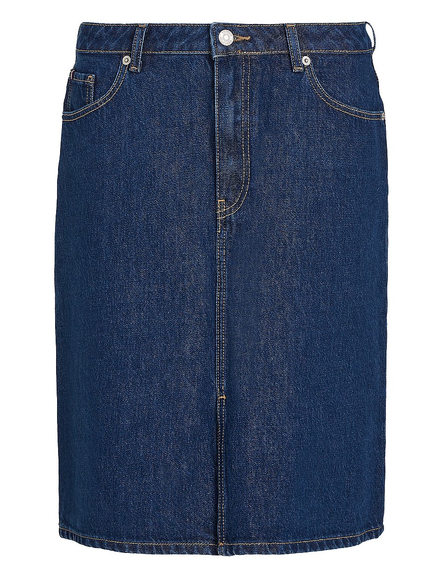 Tommy Hilfiger - DNM KNEE STRAIGHT SKIRT RW ACE - jupes en jeans - ace - 1