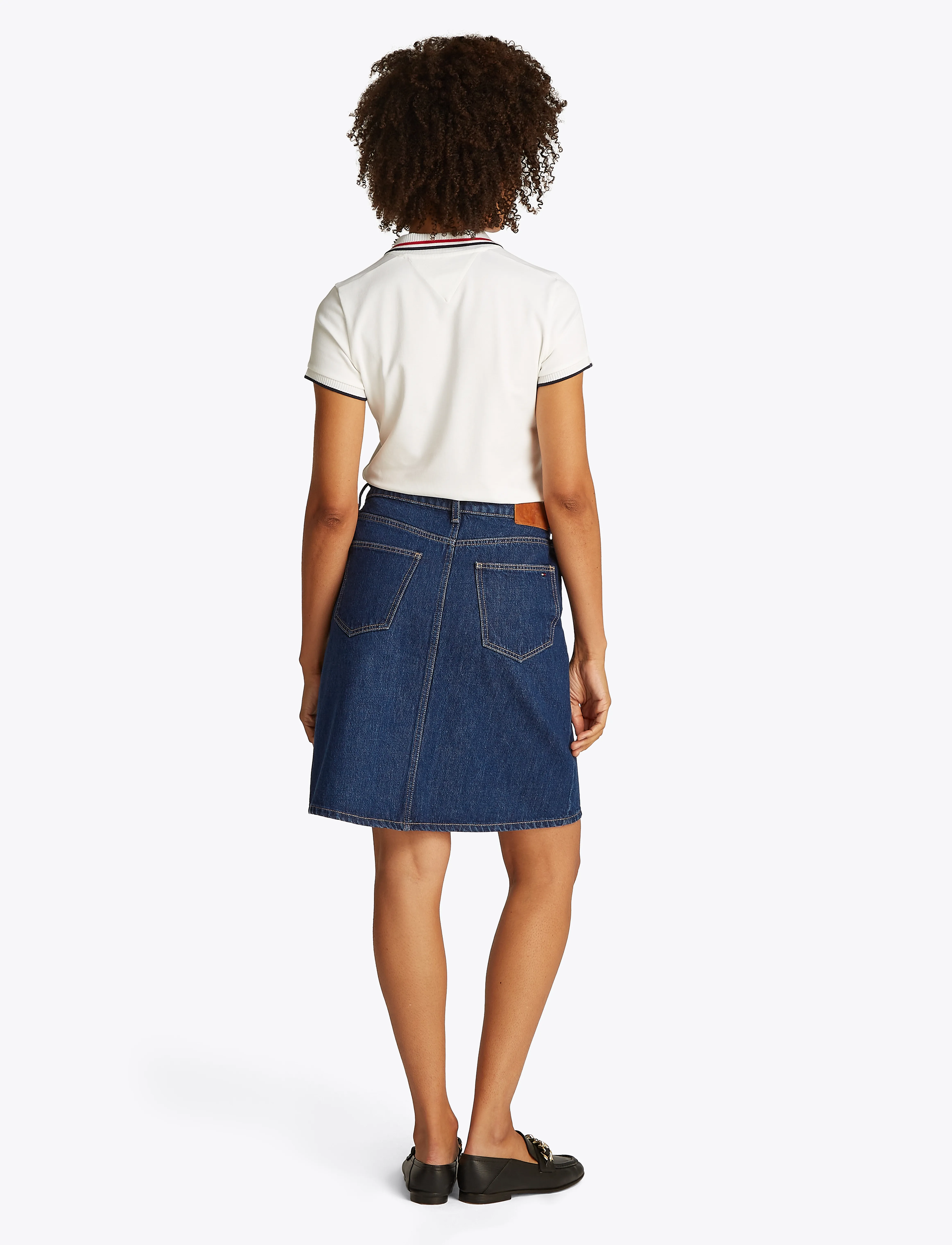Tommy Hilfiger - DNM KNEE STRAIGHT SKIRT RW ACE - jupes en jeans - ace - 3