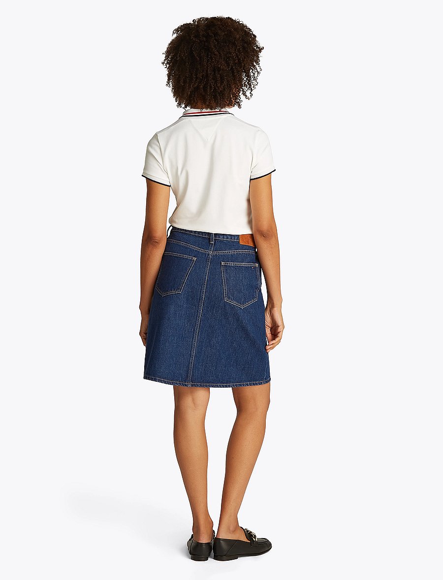 Tommy Hilfiger - DNM KNEE STRAIGHT SKIRT RW ACE - jupes en jeans - ace - 3